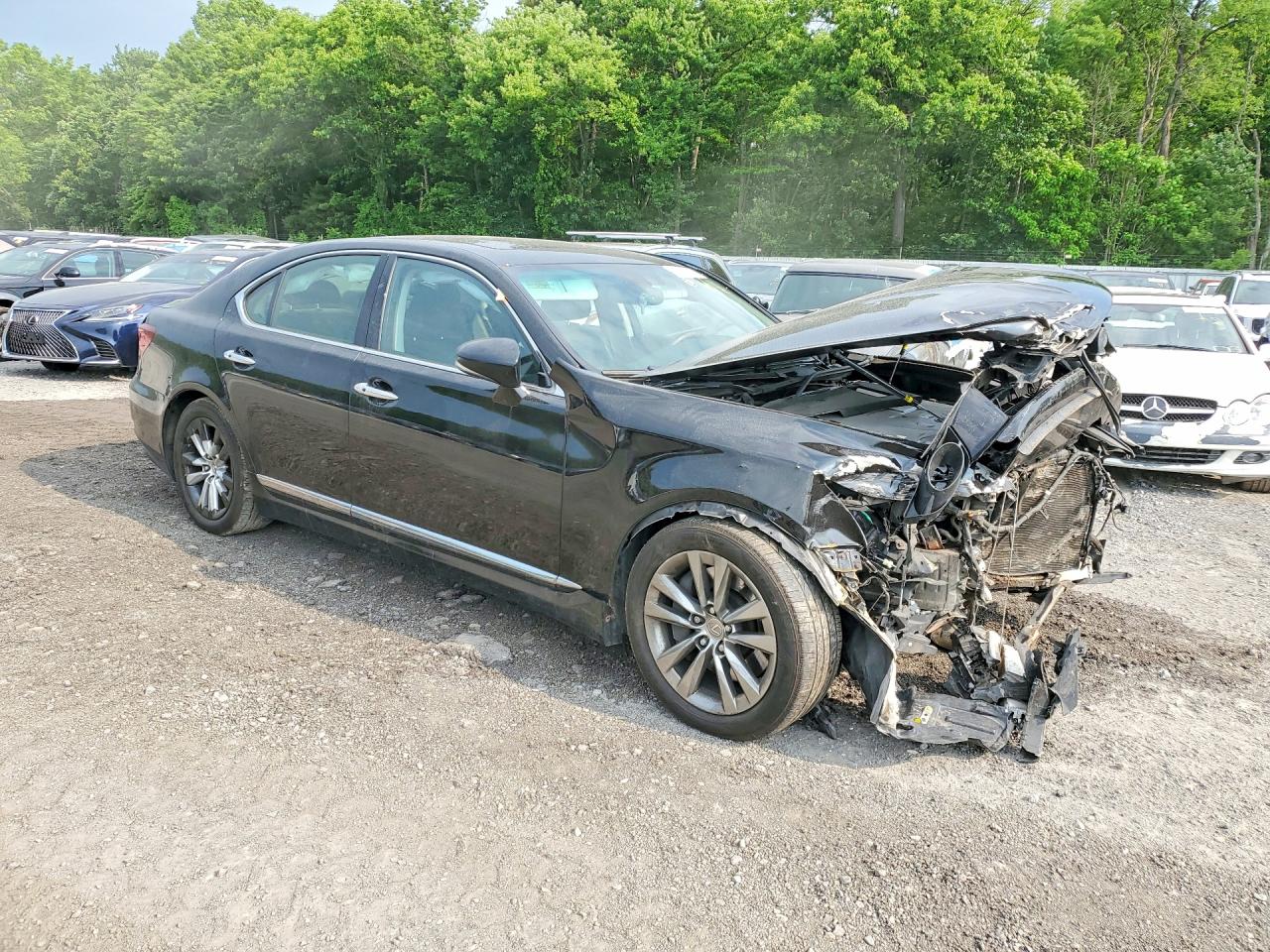2015 Lexus Ls 460 Black vin: JTHCL5EF3F5023393