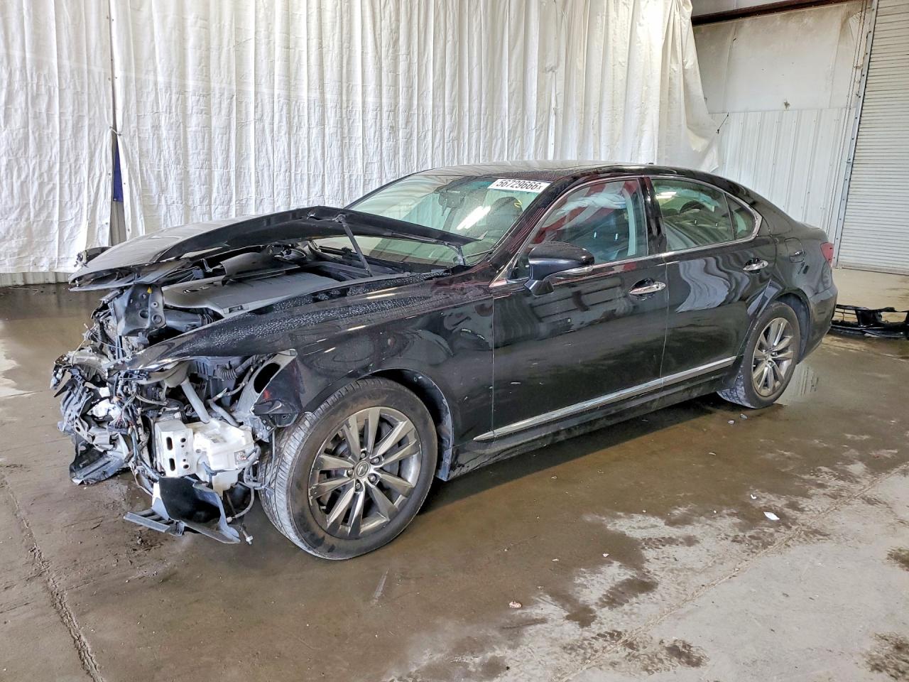 2015 Lexus Ls 460 Black vin: JTHCL5EF3F5023393