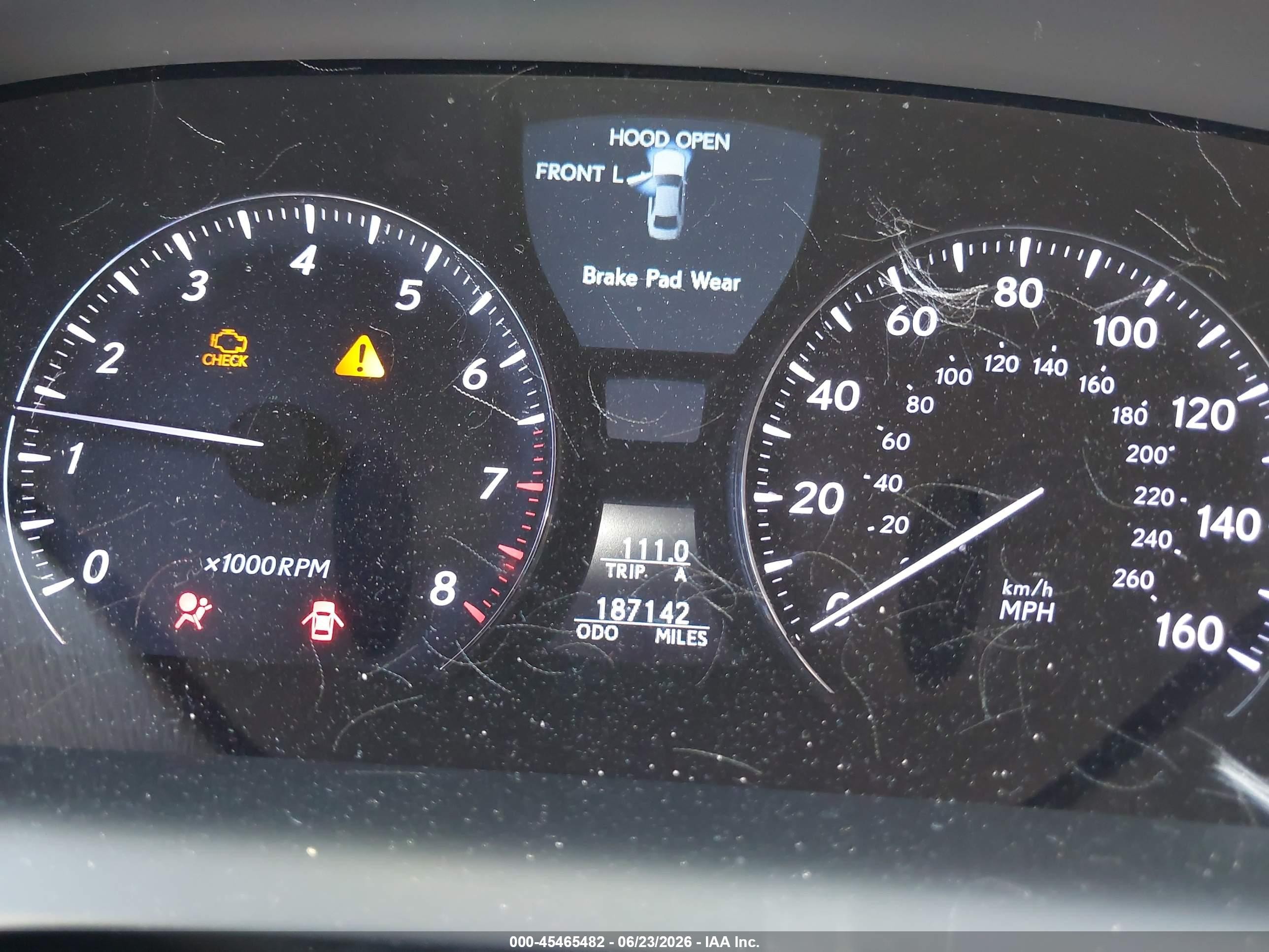 2010 Lexus Ls 460   Black vin: JTHCL5EF4A5007616