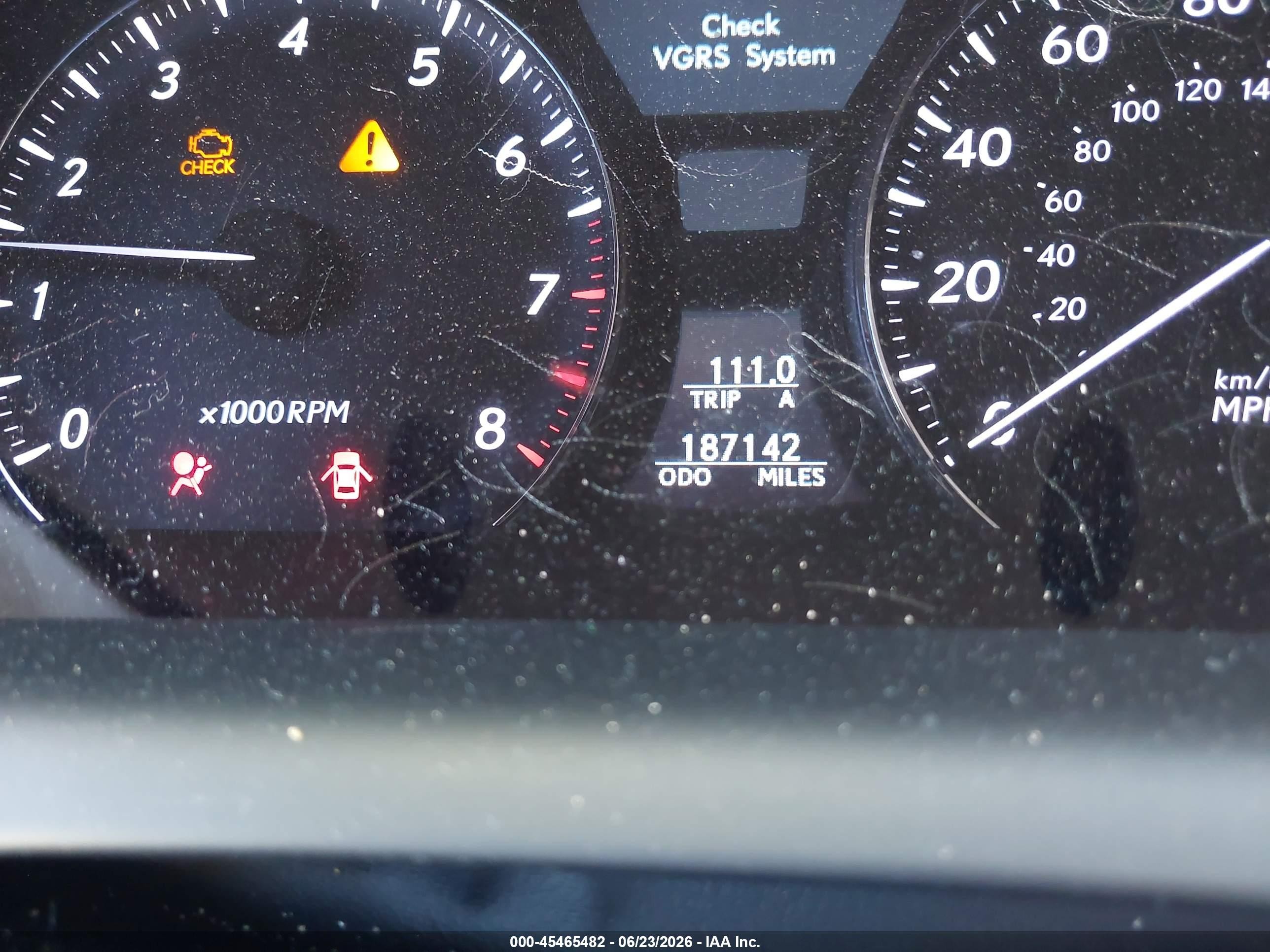 2010 Lexus Ls 460   Black vin: JTHCL5EF4A5007616