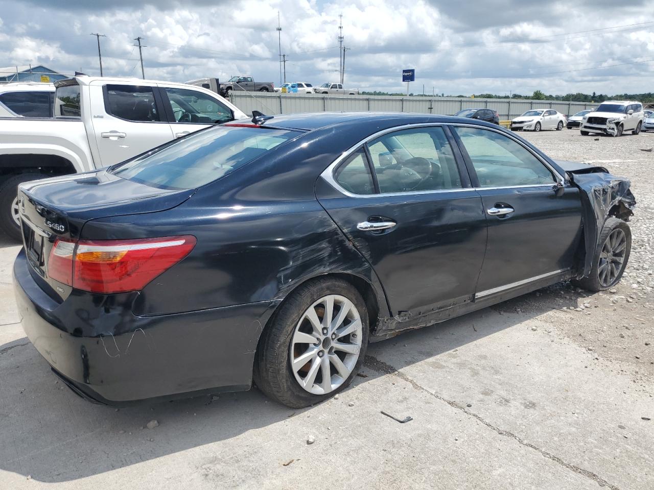 2010 Lexus Ls 460 Black vin: JTHCL5EF4A5008006