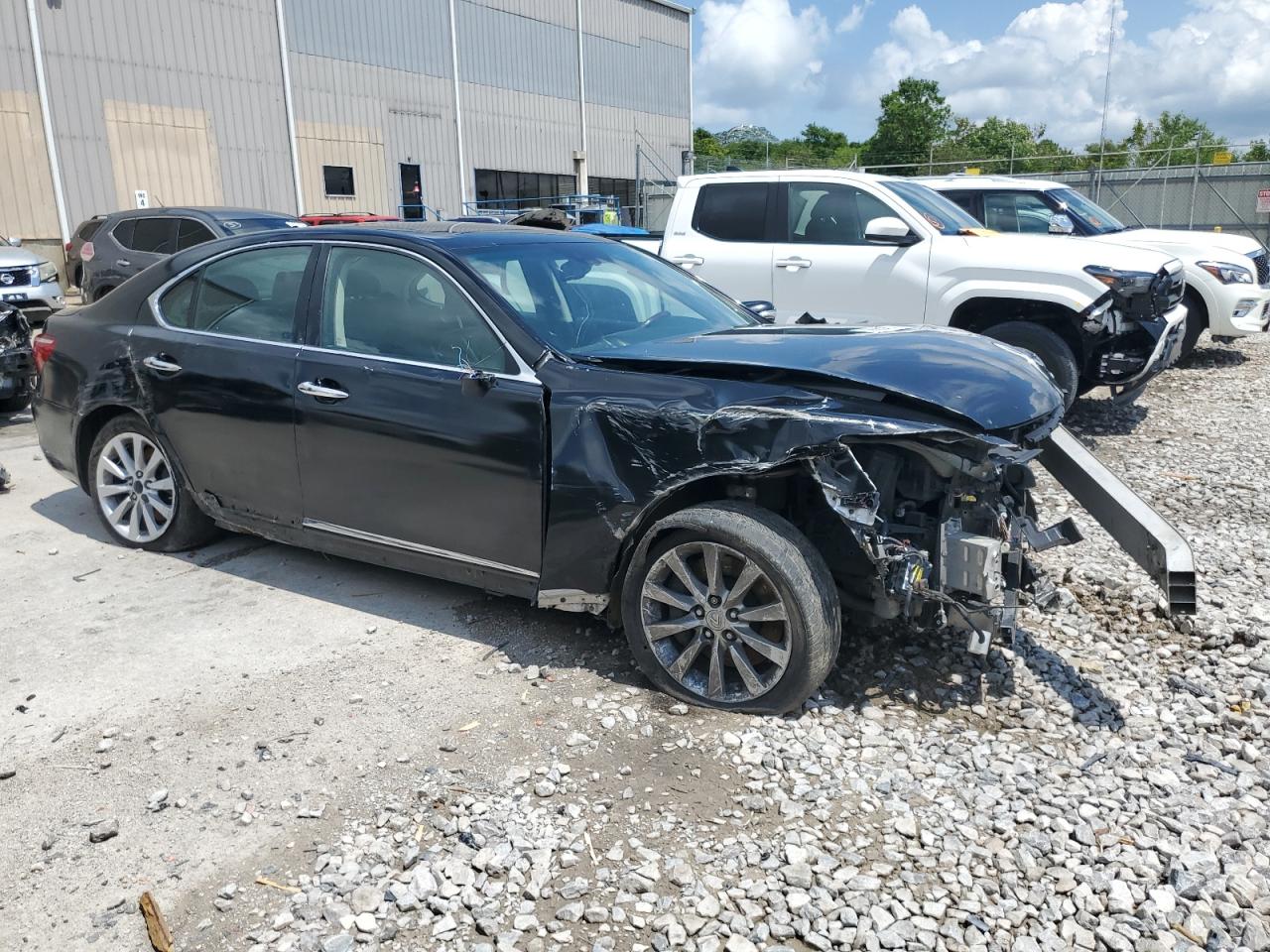 2010 Lexus Ls 460 Black vin: JTHCL5EF4A5008006