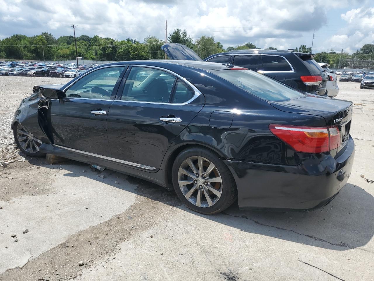 2010 Lexus Ls 460 Black vin: JTHCL5EF4A5008006