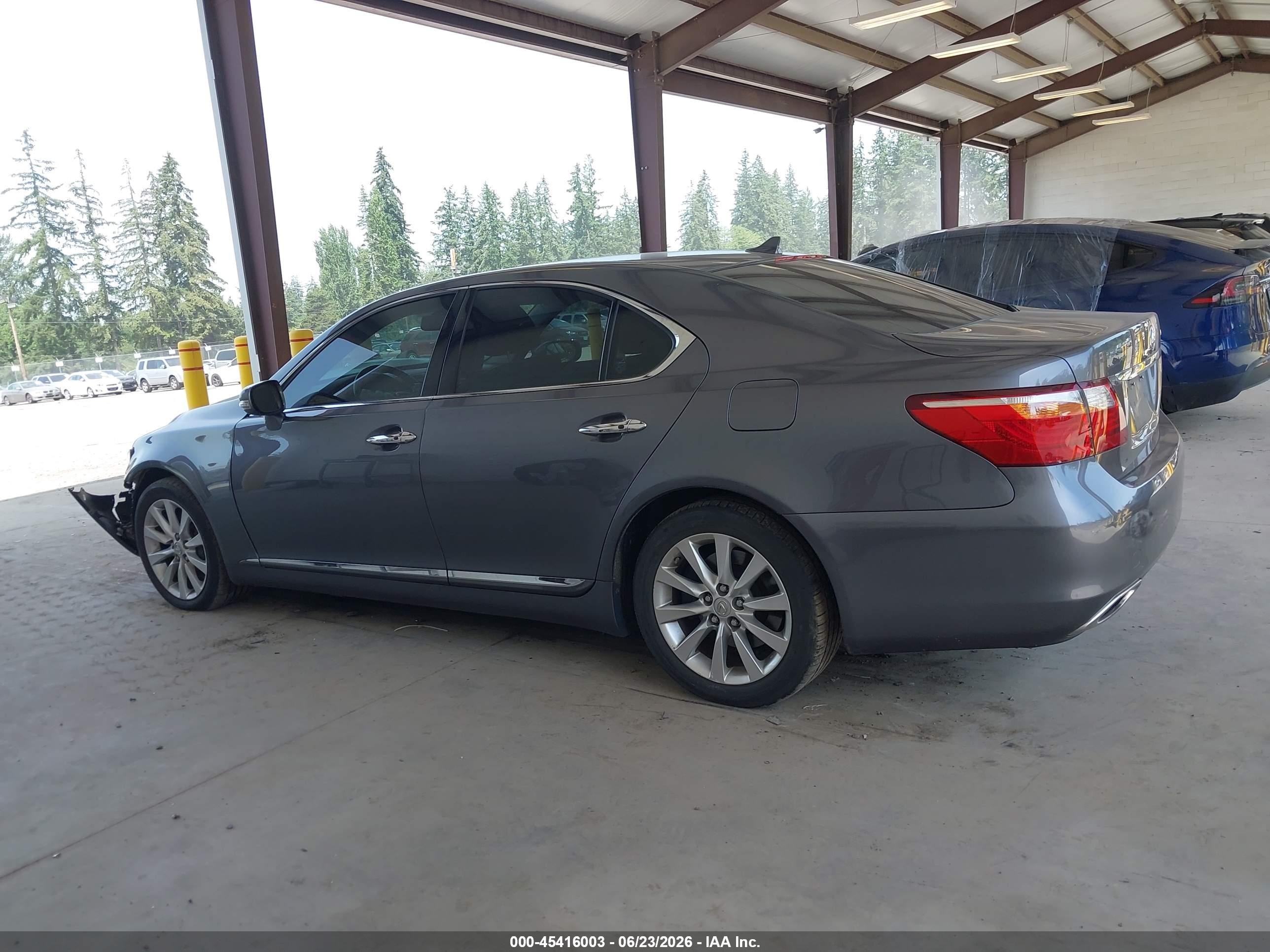 2012 Lexus Ls 460   Gray vin: JTHCL5EF4C5013550