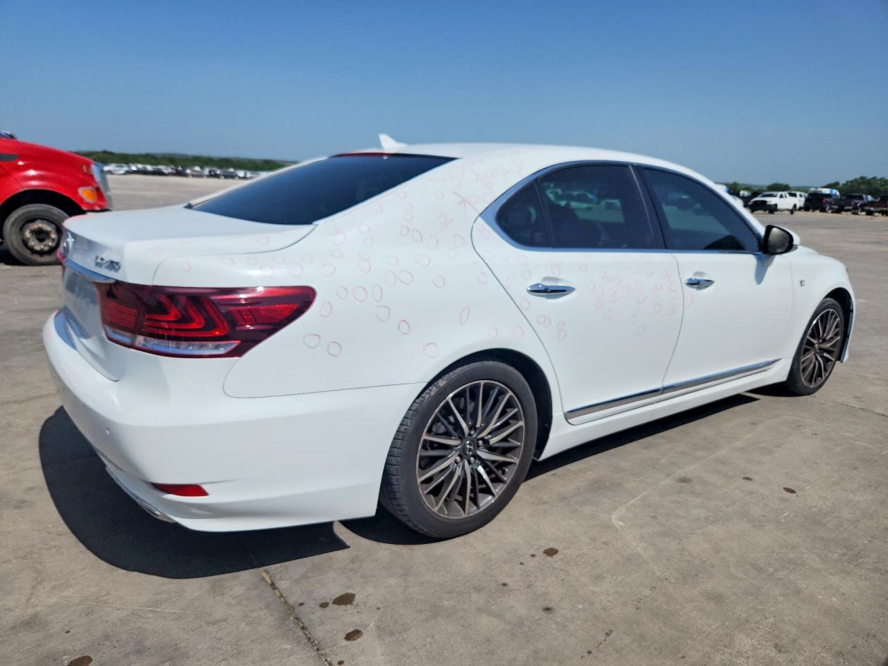2013 Lexus Ls 460 Белый vin: JTHCL5EF4D5015932