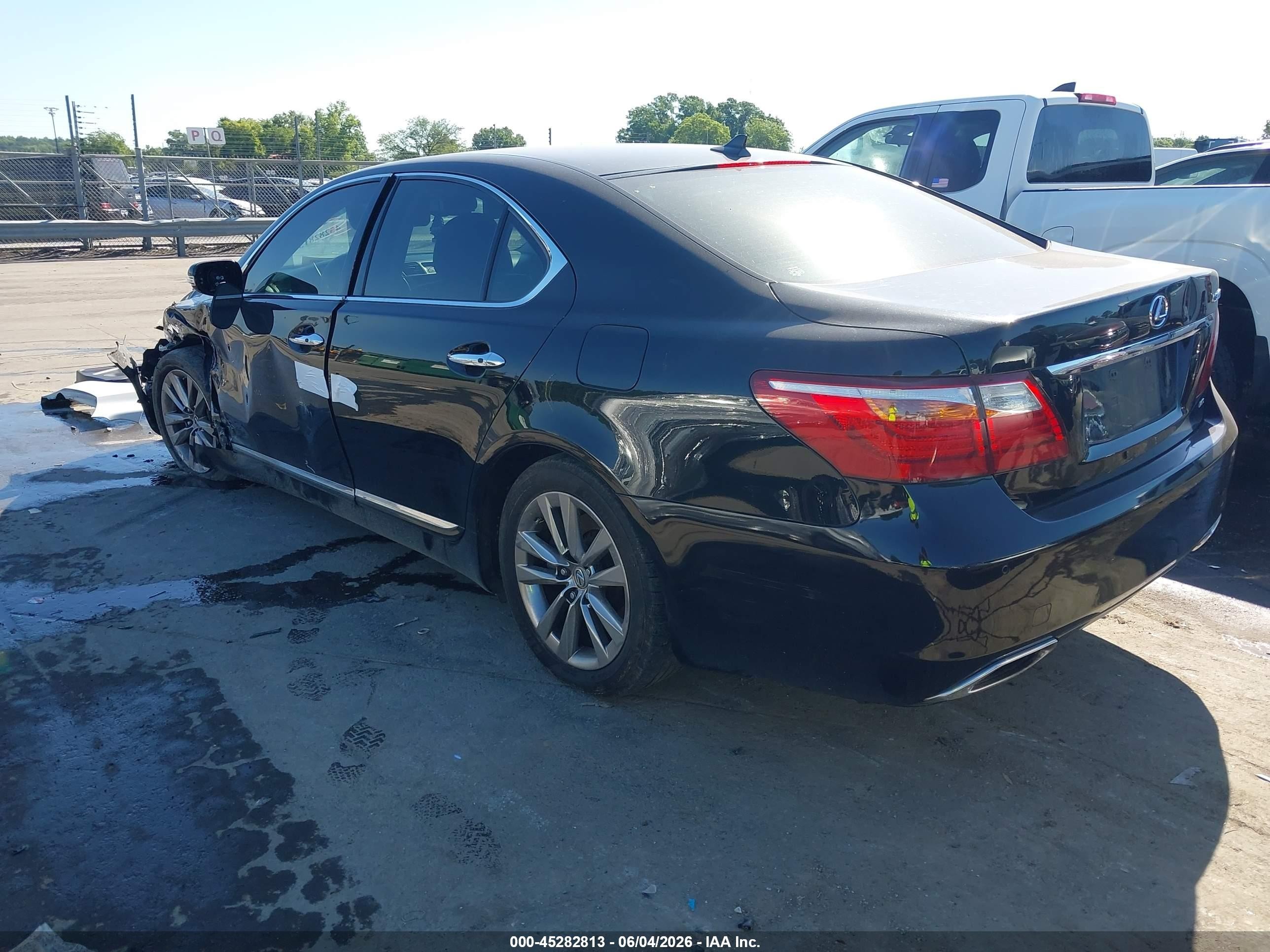 2012 Lexus Ls 460   Black vin: JTHCL5EF5C5014920