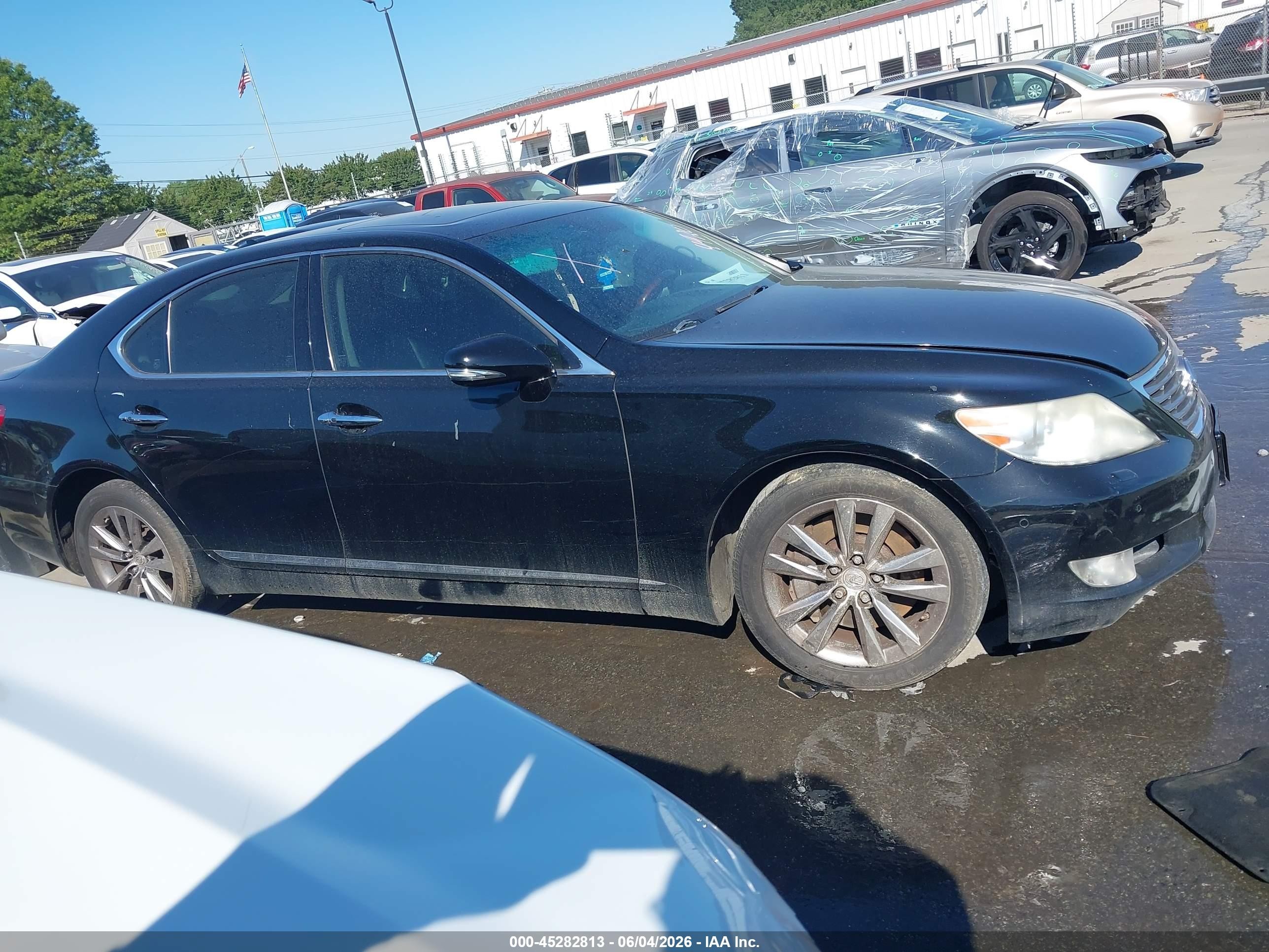 2012 Lexus Ls 460   Black vin: JTHCL5EF5C5014920