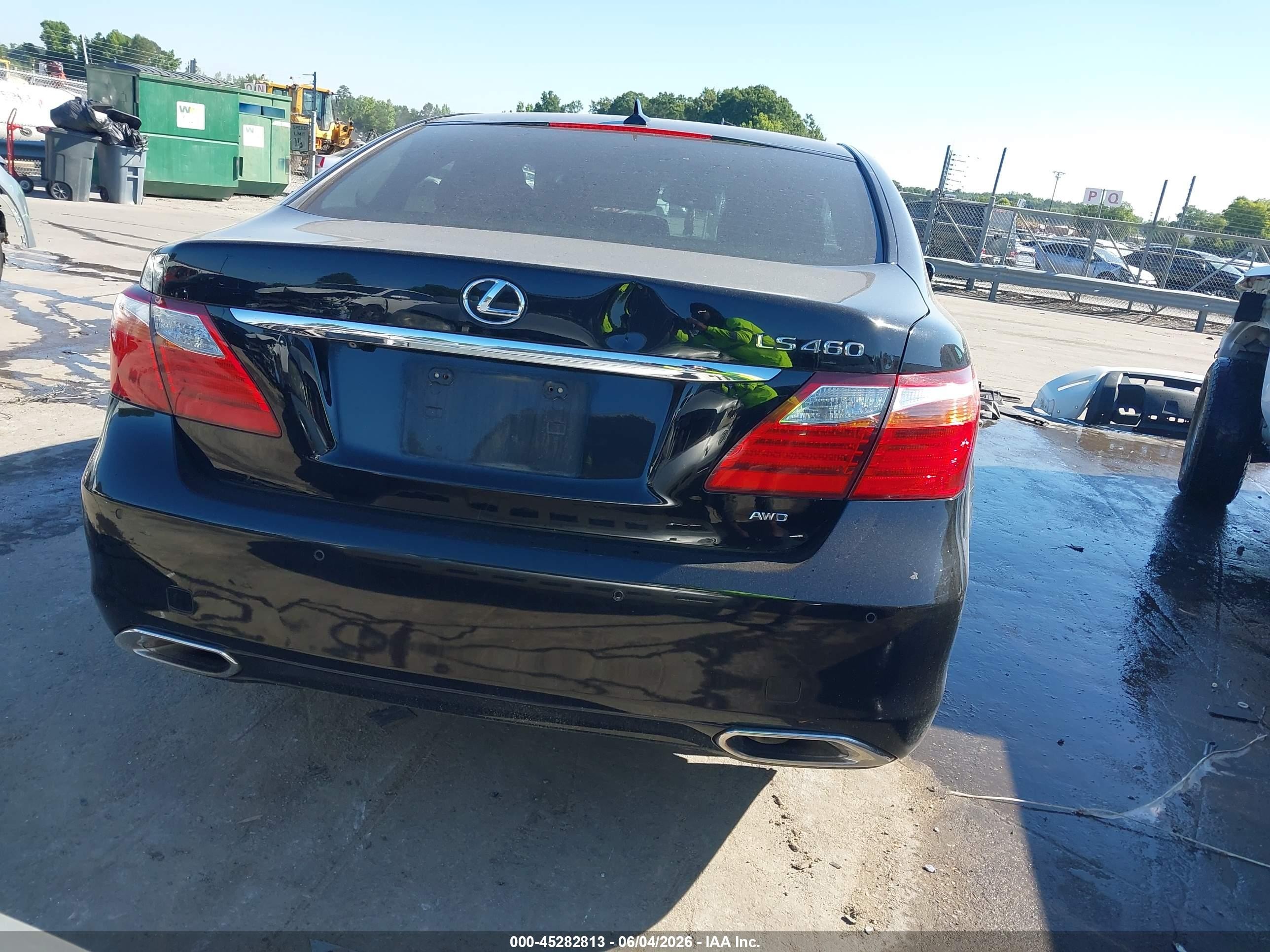 2012 Lexus Ls 460   Black vin: JTHCL5EF5C5014920