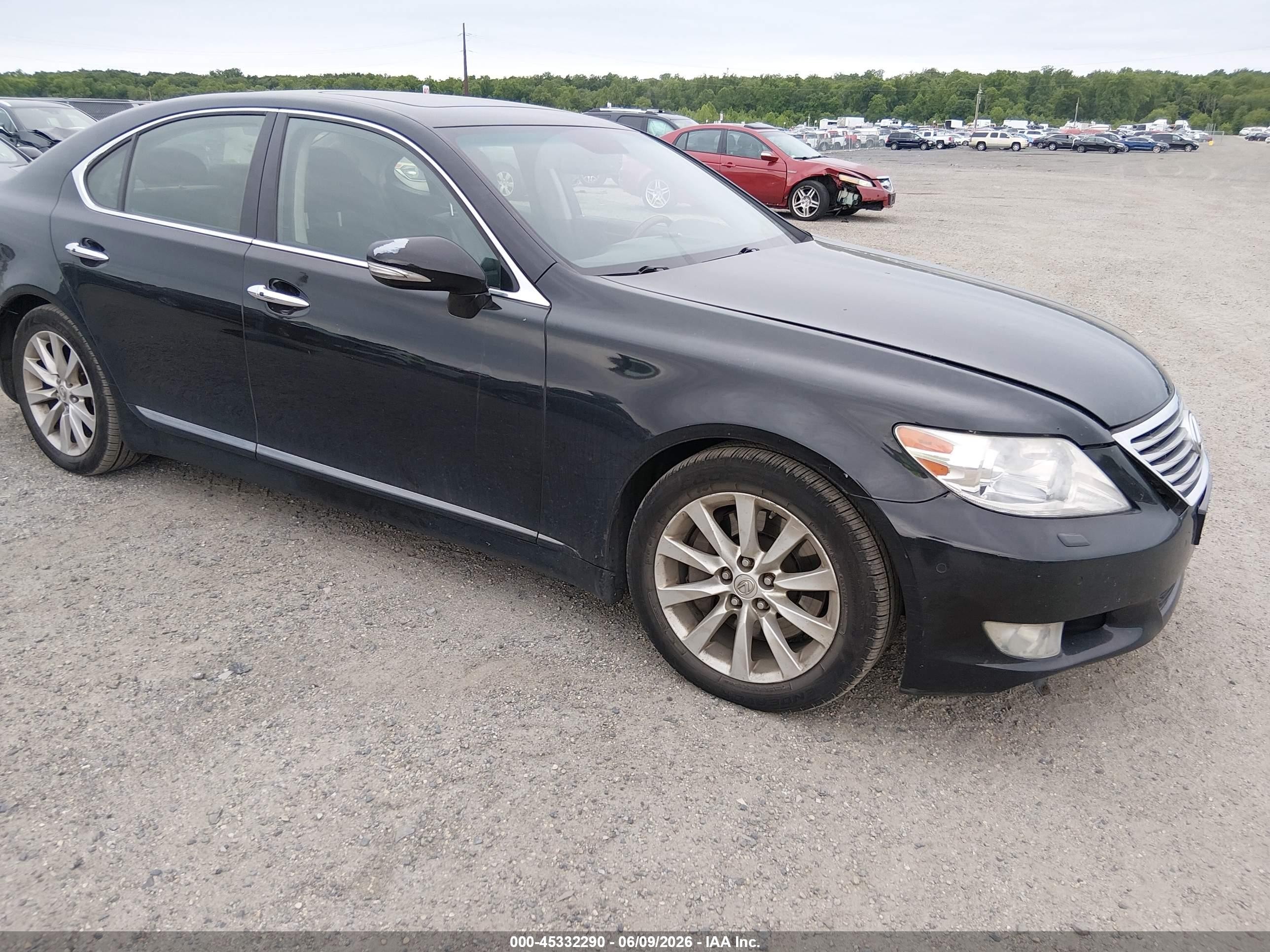2012 Lexus Ls 460   Black vin: JTHCL5EF5C5015131