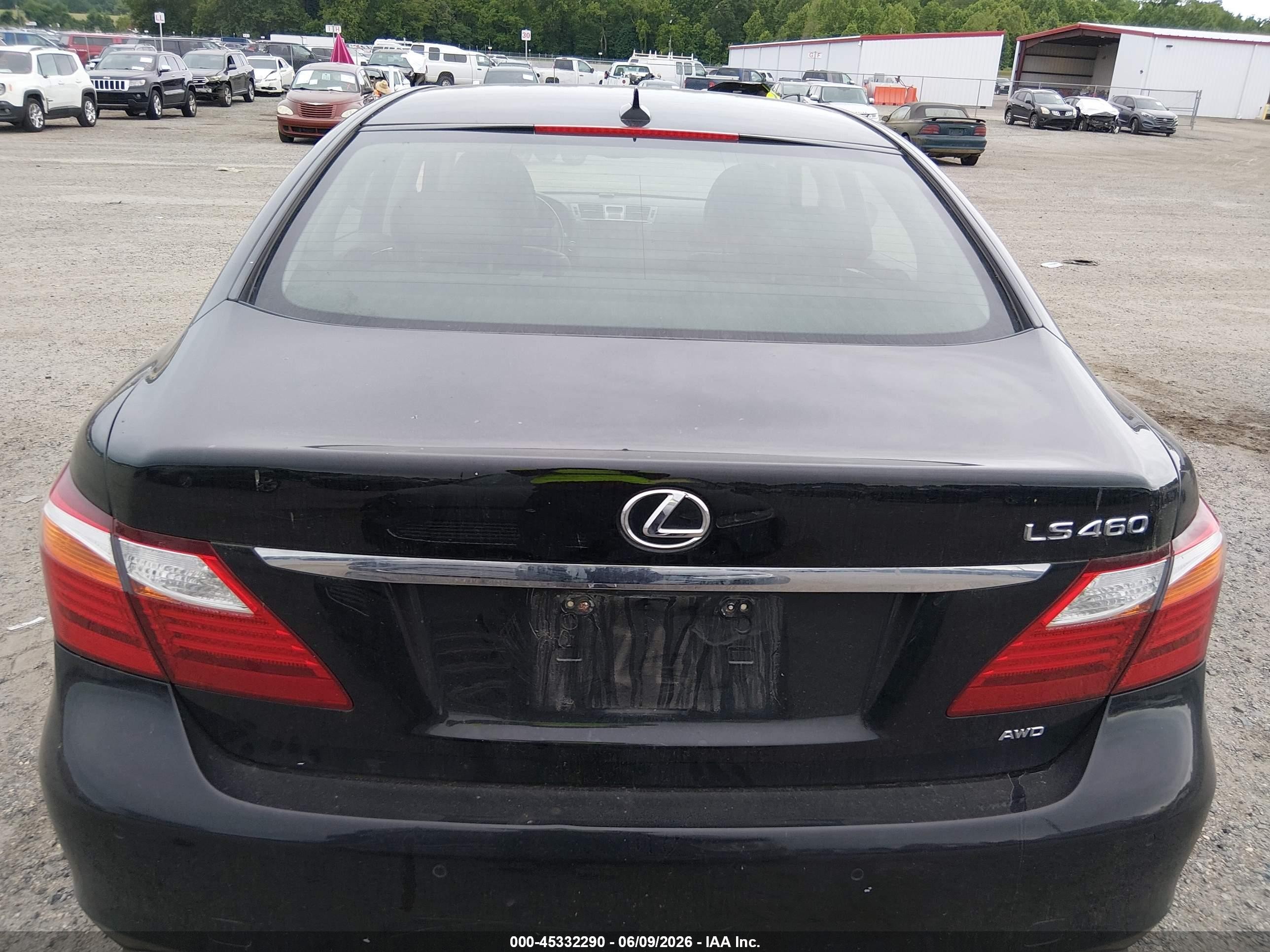 2012 Lexus Ls 460   Black vin: JTHCL5EF5C5015131