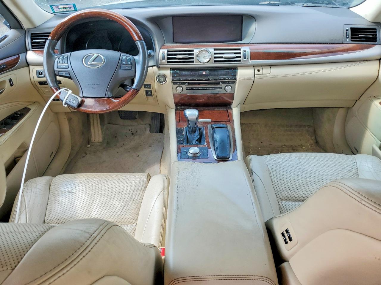 2014 Lexus Ls 460 Black vin: JTHCL5EF5E5021854