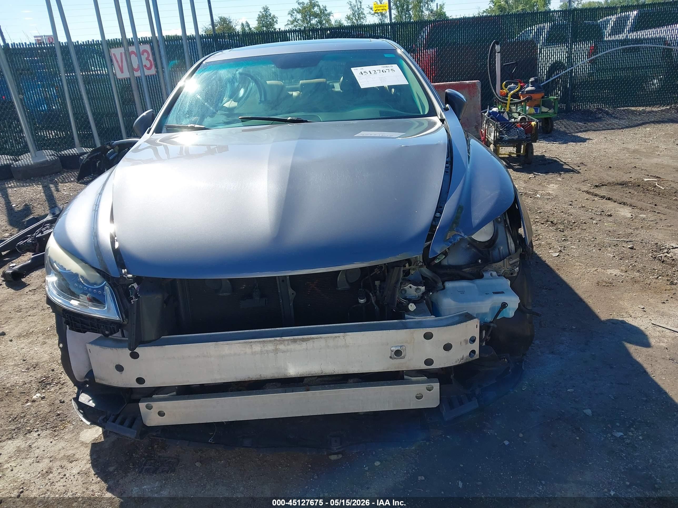 2014 Lexus Ls 460 Gray vin: JTHCL5EF5E5022809