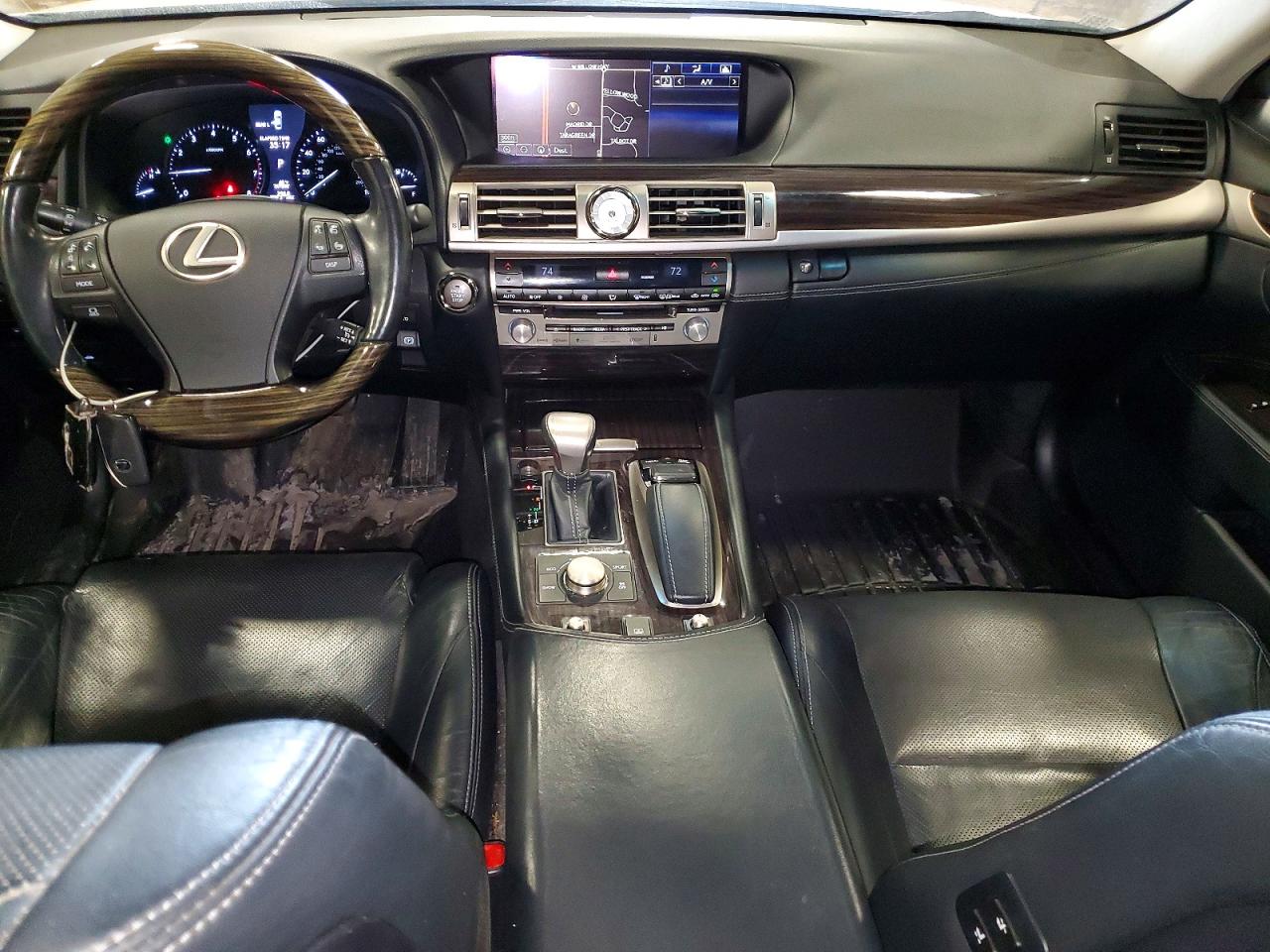 2015 Lexus Ls 460 Base Silver vin: JTHCL5EF5F5024366