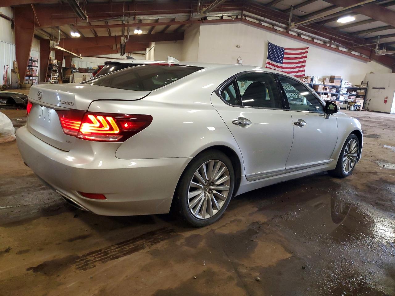 2015 Lexus Ls 460 Base Silver vin: JTHCL5EF5F5024366