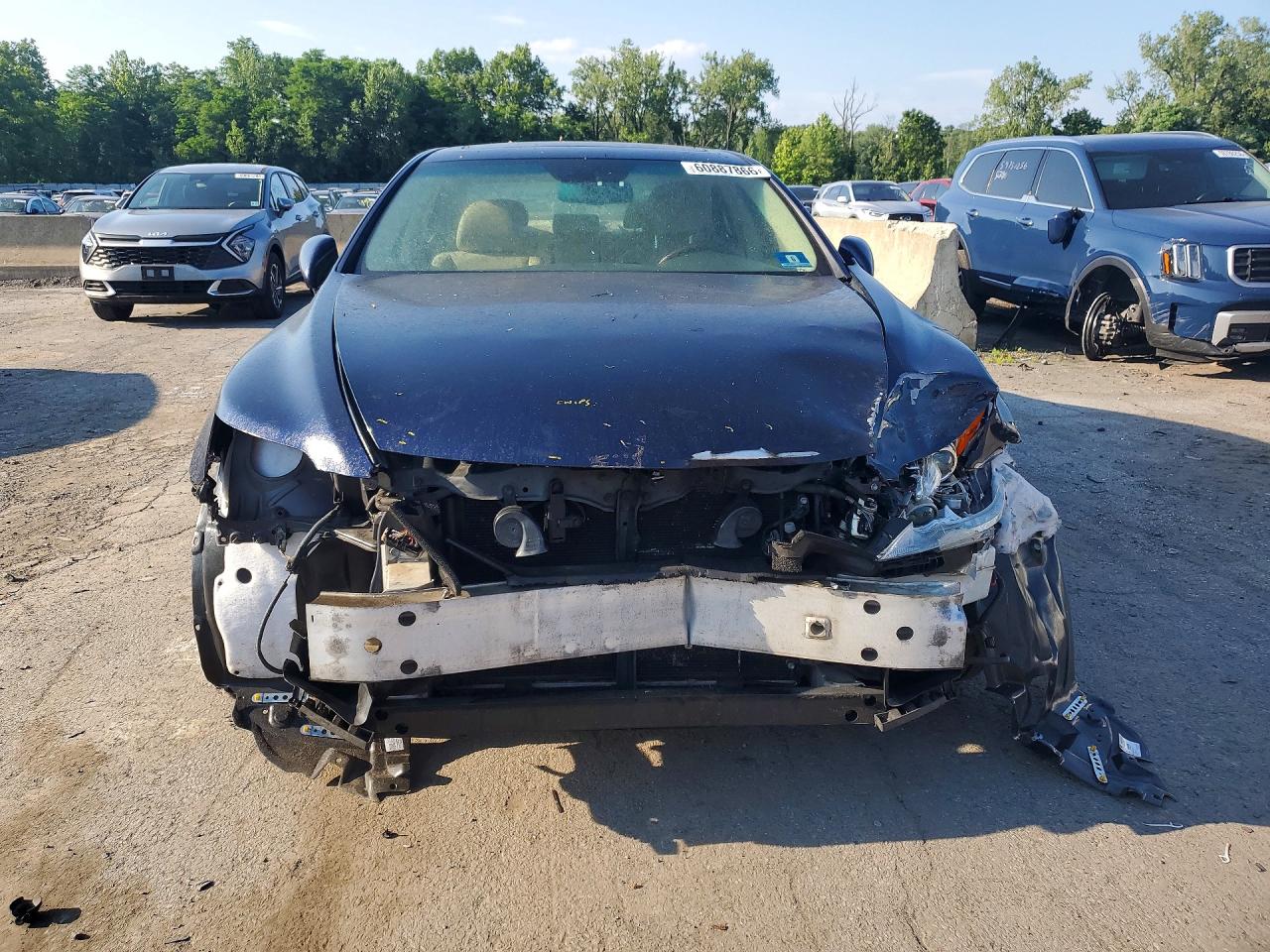 2011 Lexus Ls 460 Blue vin: JTHCL5EF6B5011930