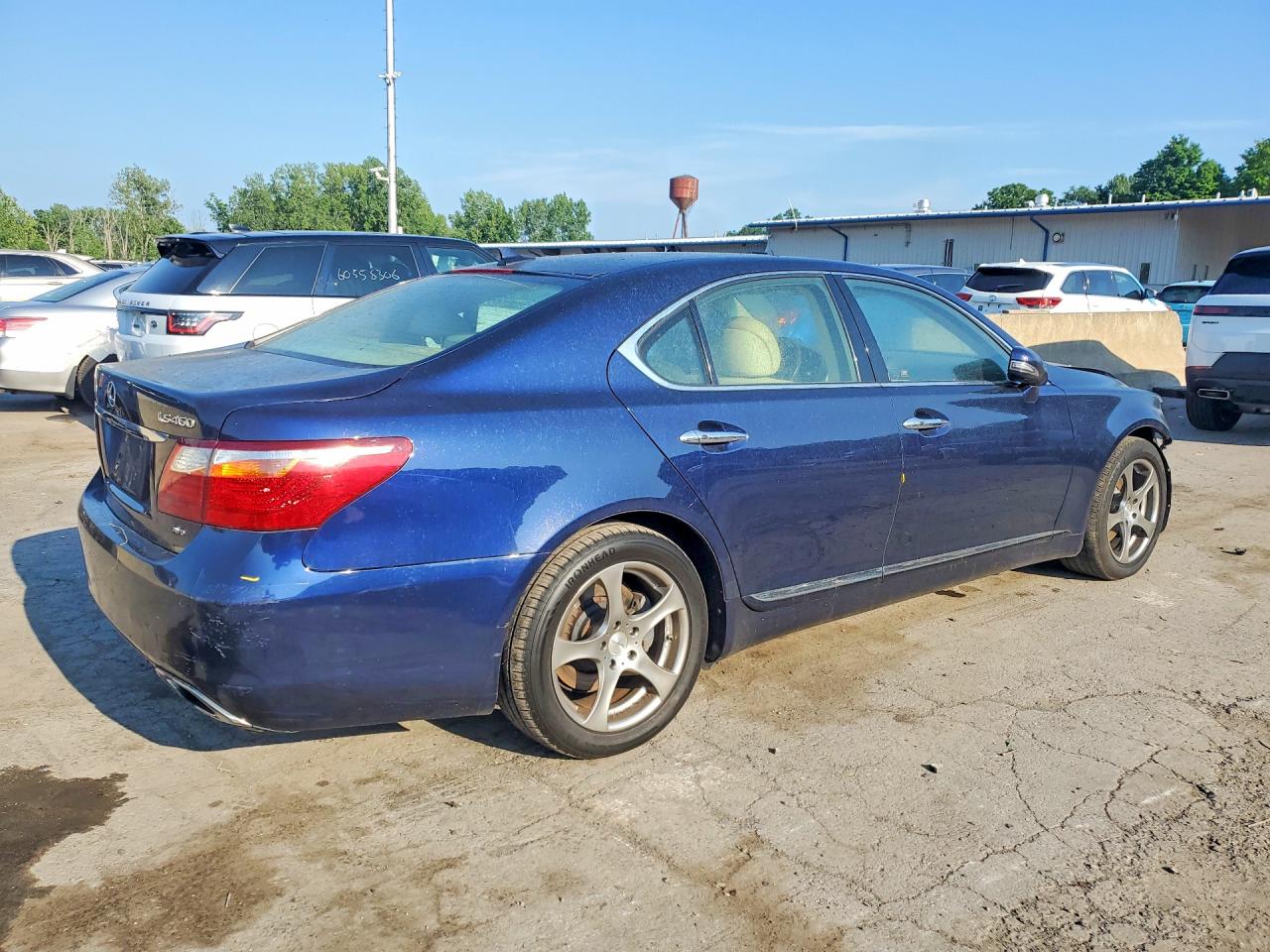 2011 Lexus Ls 460 Blue vin: JTHCL5EF6B5011930