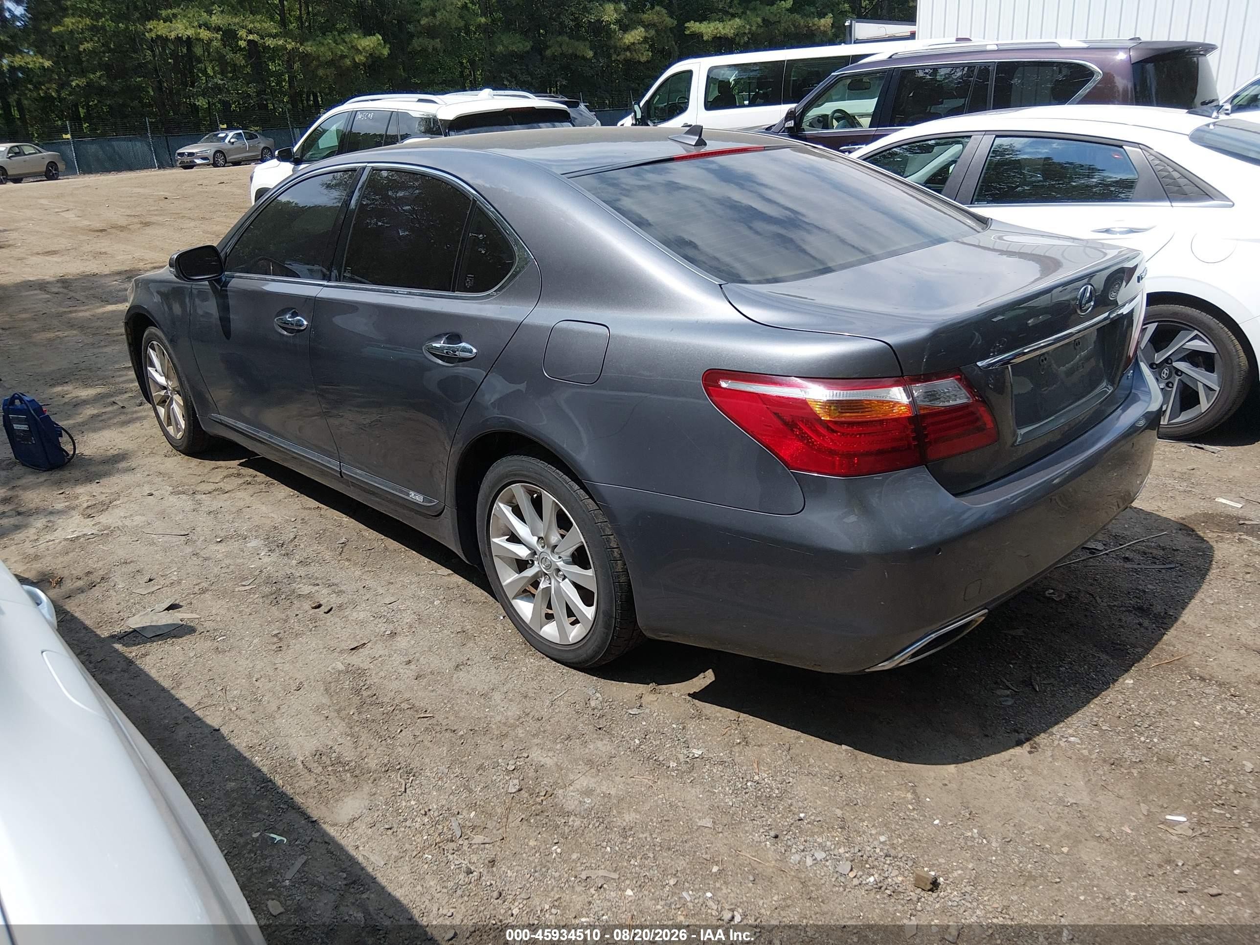 2012 Lexus Ls 460 Серый vin: JTHCL5EF6C5014554