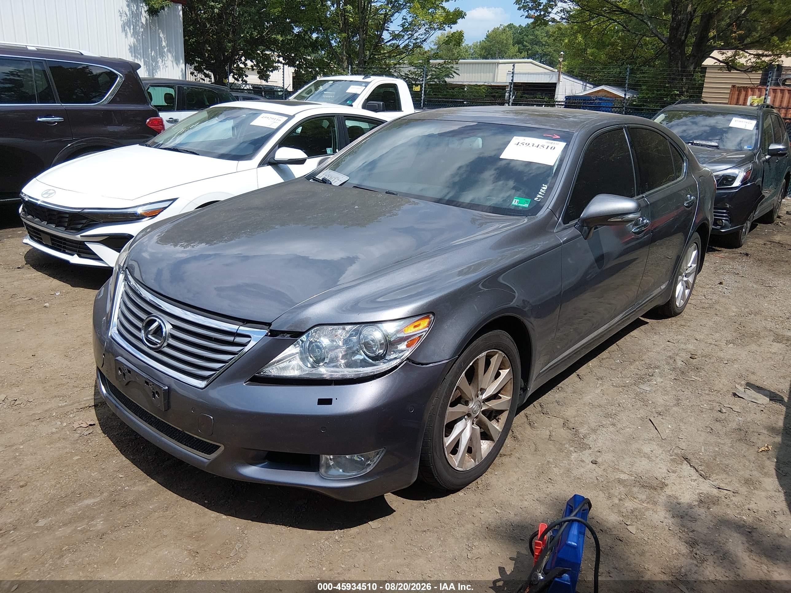 2012 Lexus Ls 460 Серый vin: JTHCL5EF6C5014554