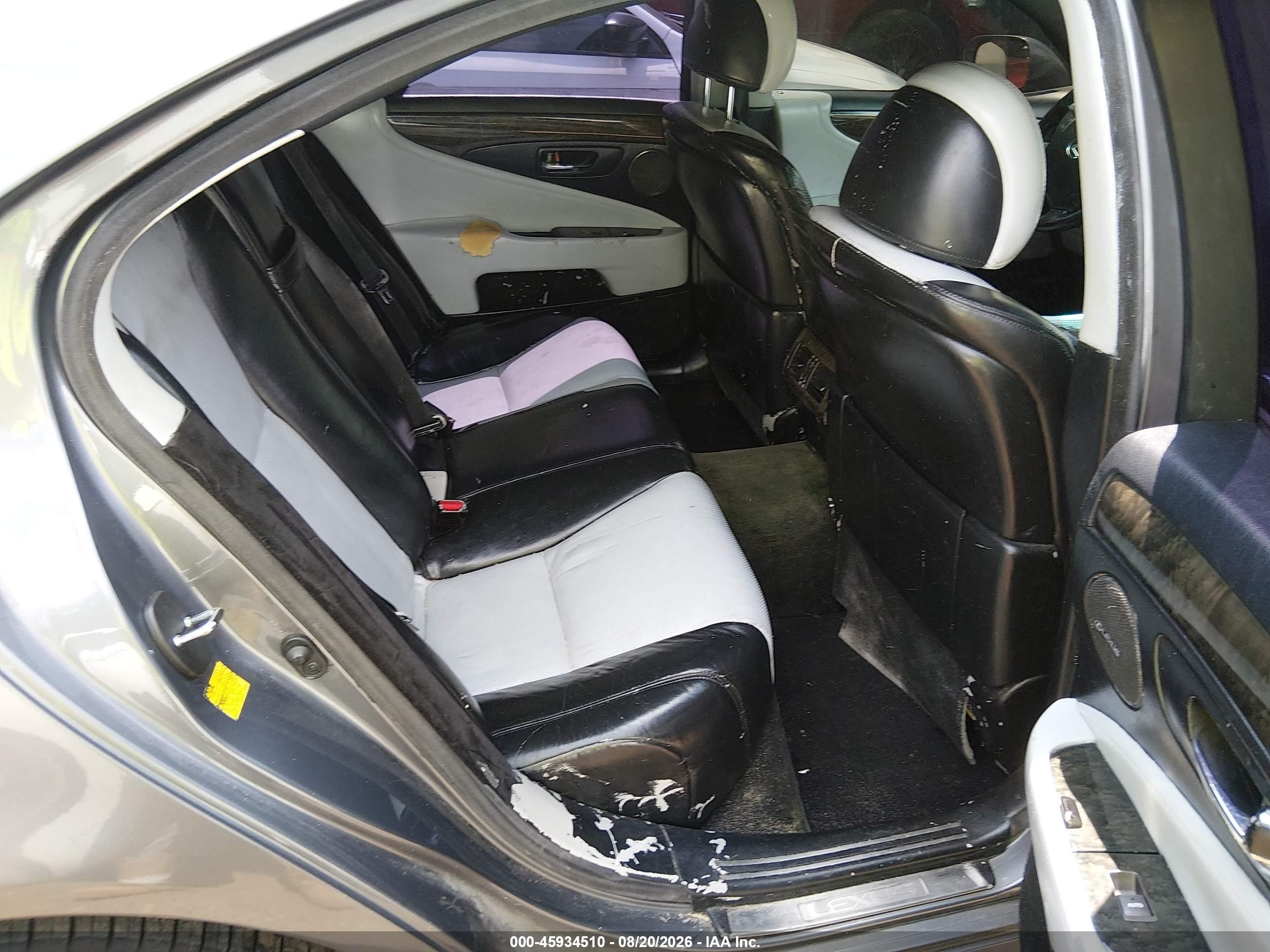 2012 Lexus Ls 460 Серый vin: JTHCL5EF6C5014554