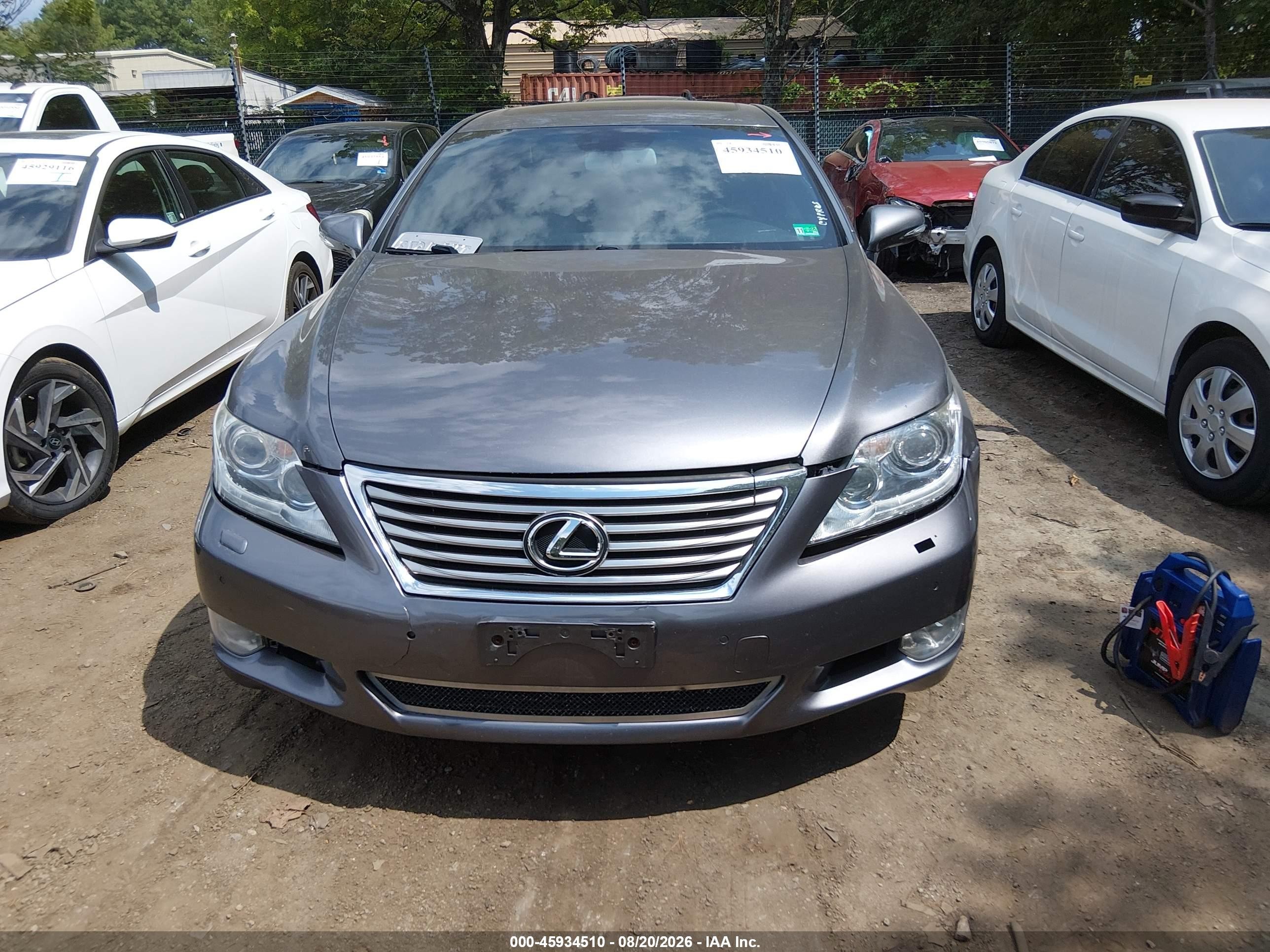 2012 Lexus Ls 460 Серый vin: JTHCL5EF6C5014554