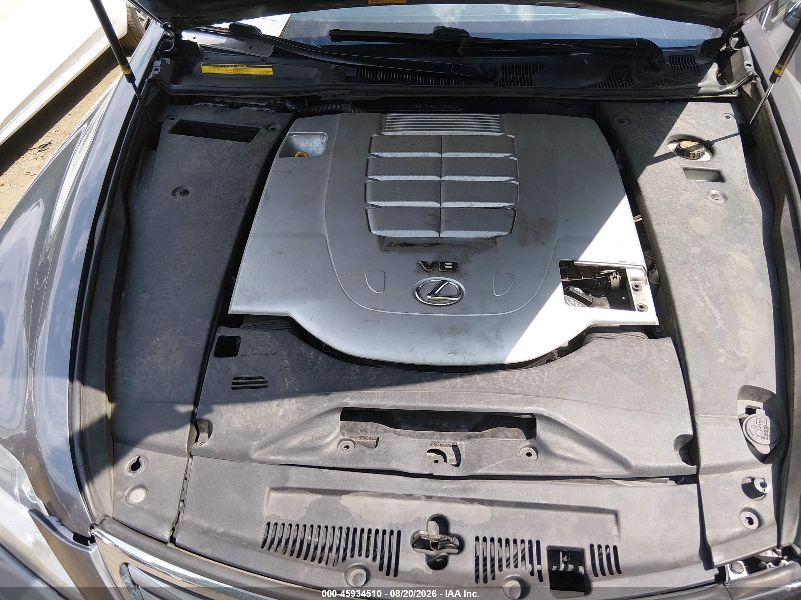 2012 Lexus Ls 460 Серый vin: JTHCL5EF6C5014554