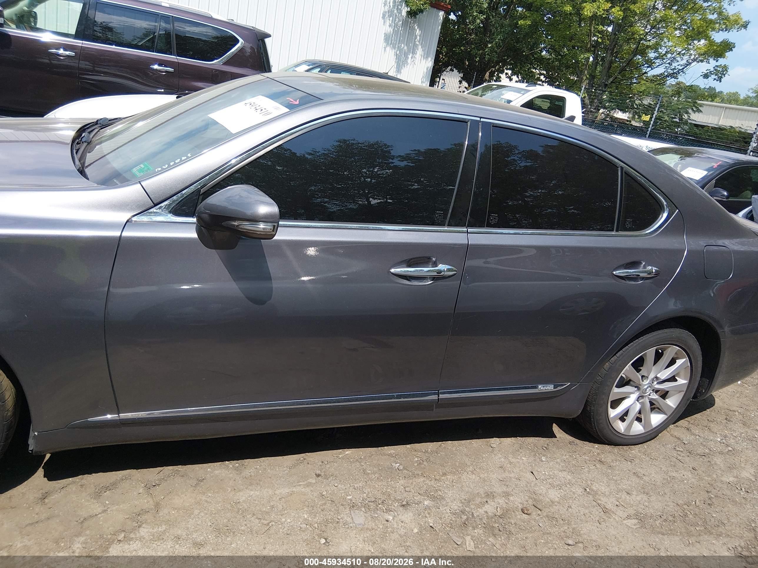 2012 Lexus Ls 460 Серый vin: JTHCL5EF6C5014554