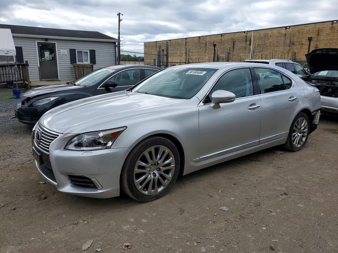 2014 Lexus Ls 460 Silver vin: JTHCL5EF6E5020583