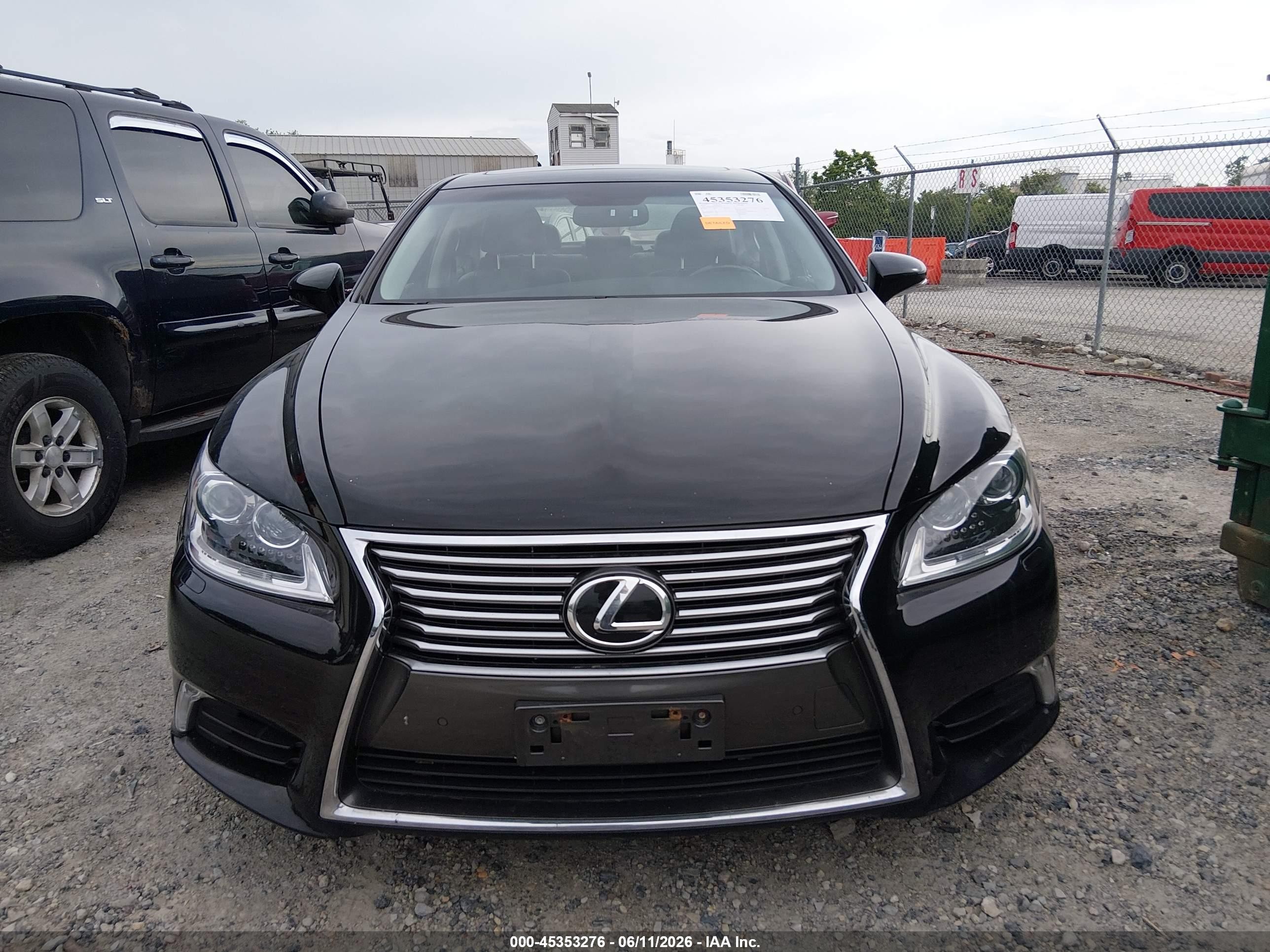 2014 Lexus Ls 460 Black vin: JTHCL5EF6E5020857