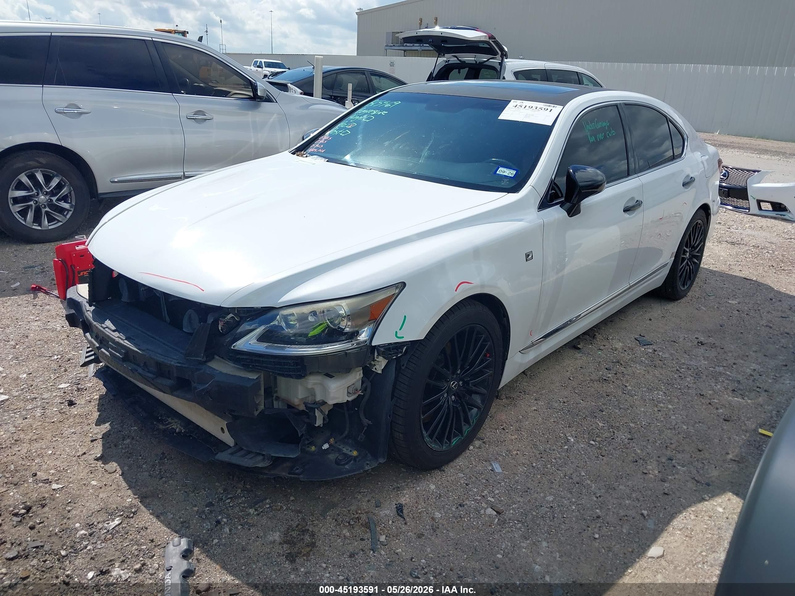 2015 Lexus Ls 460 Crafted Line White vin: JTHCL5EF6F5024019