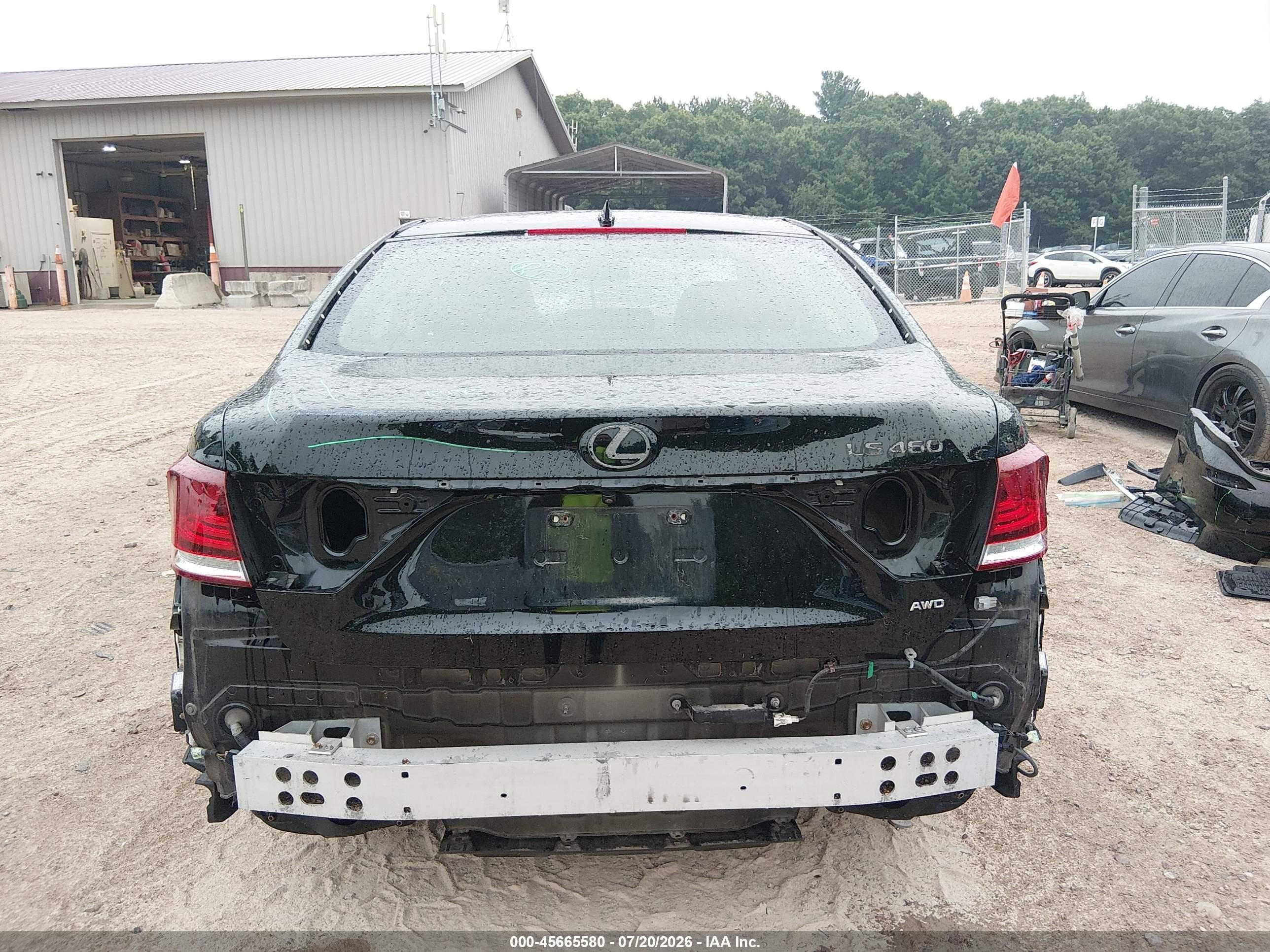 2015 Lexus Ls 460   Black vin: JTHCL5EF6F5024098