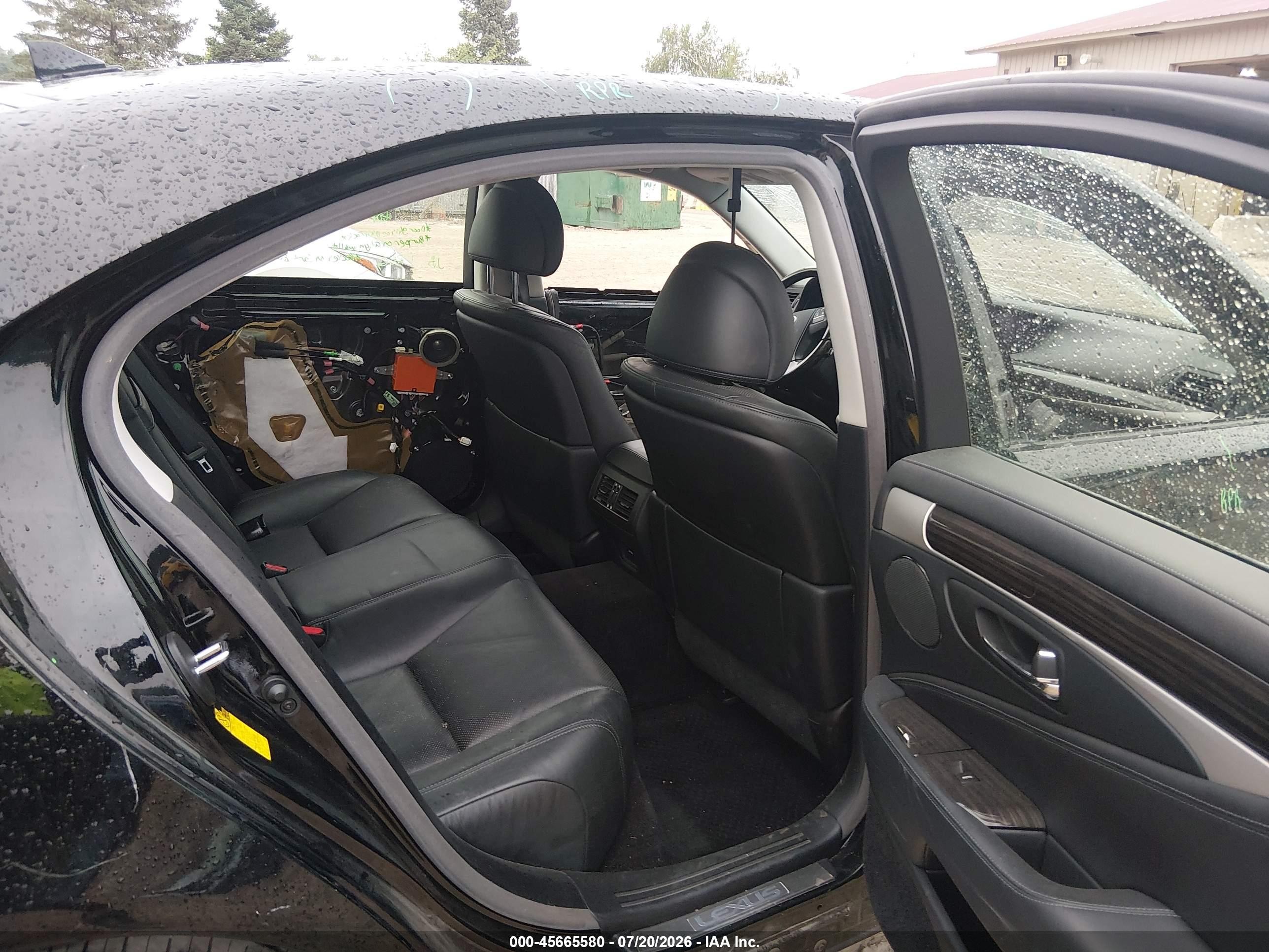 2015 Lexus Ls 460   Black vin: JTHCL5EF6F5024098
