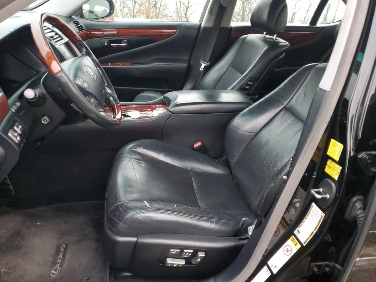 2010 Lexus Ls 460 Black vin: JTHCL5EF7A5006802