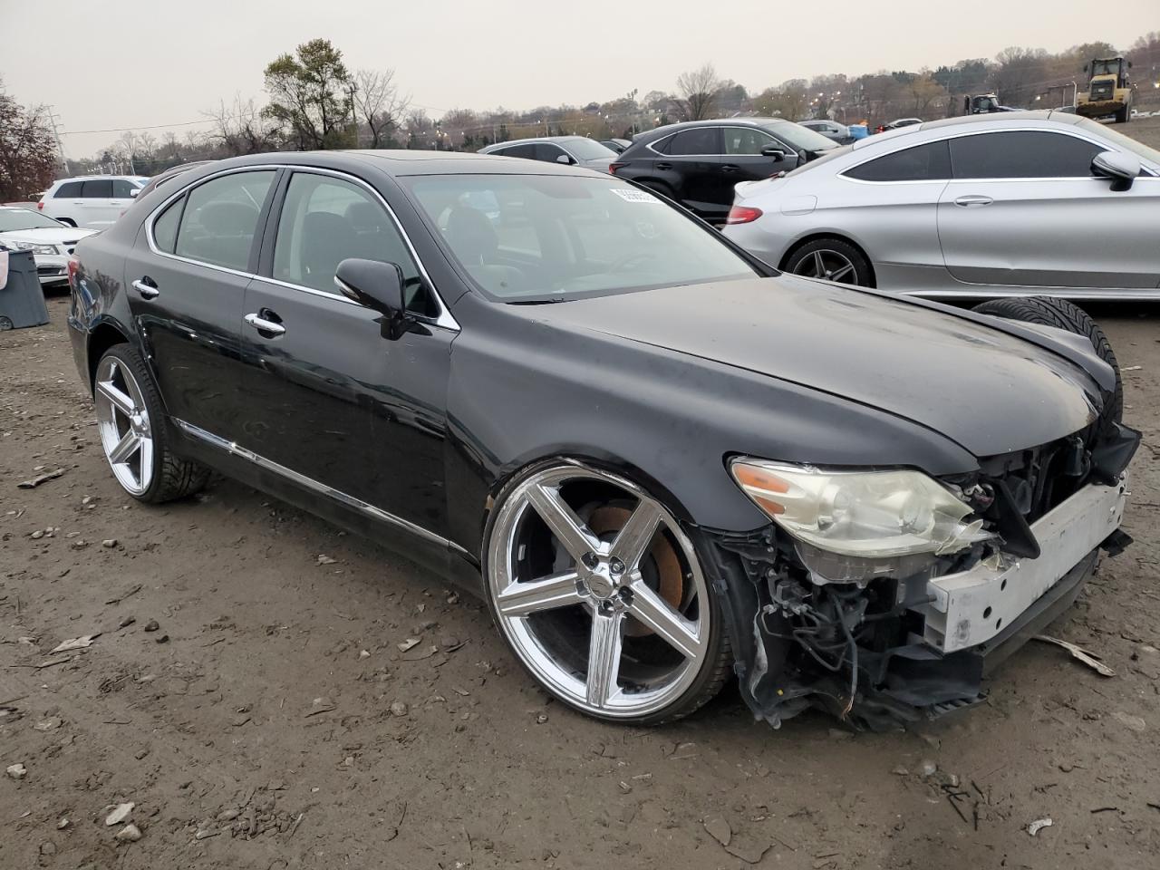 2010 Lexus Ls 460 Black vin: JTHCL5EF7A5006802