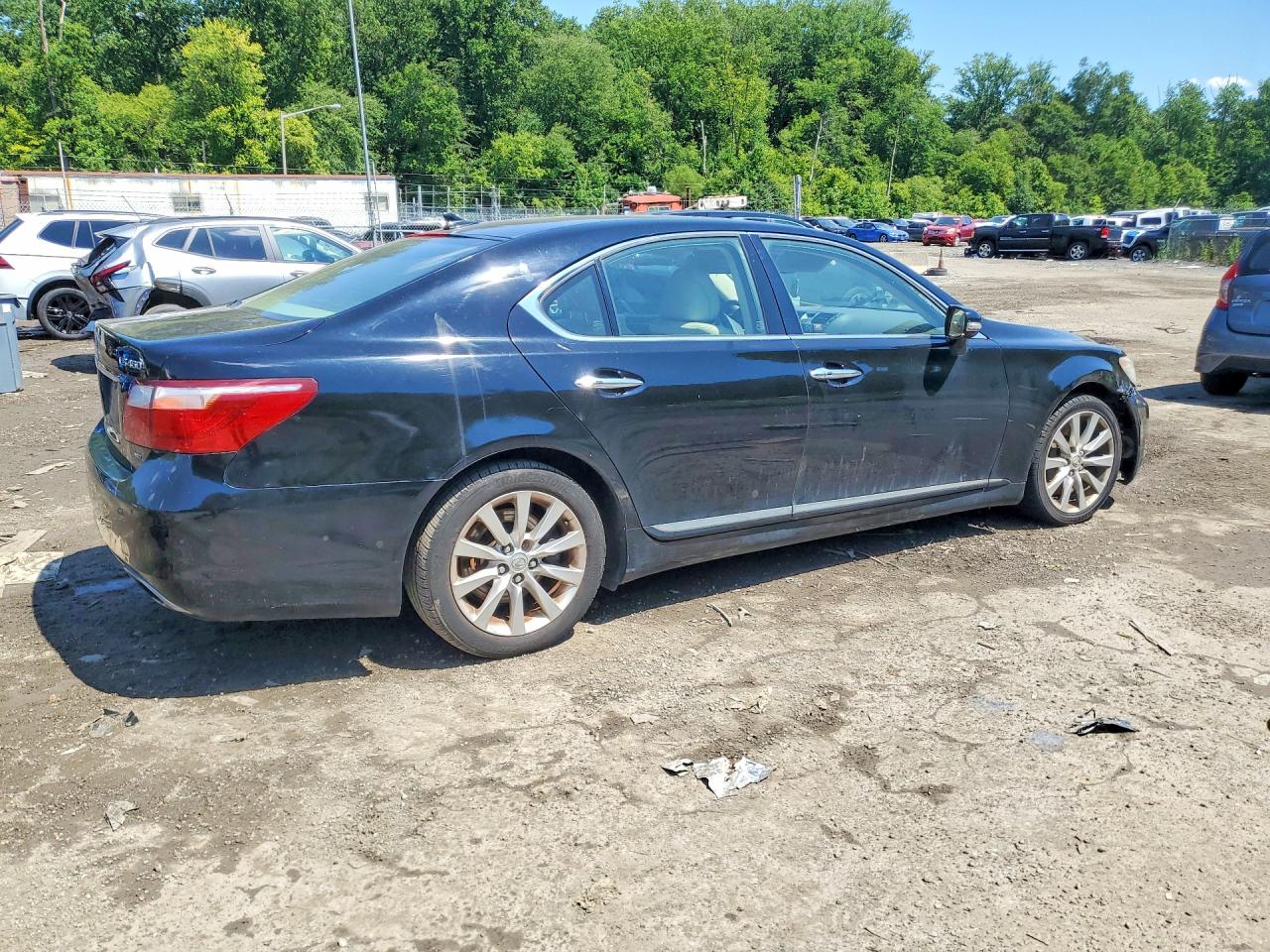 2011 Lexus Ls 460 Black vin: JTHCL5EF7B5010950