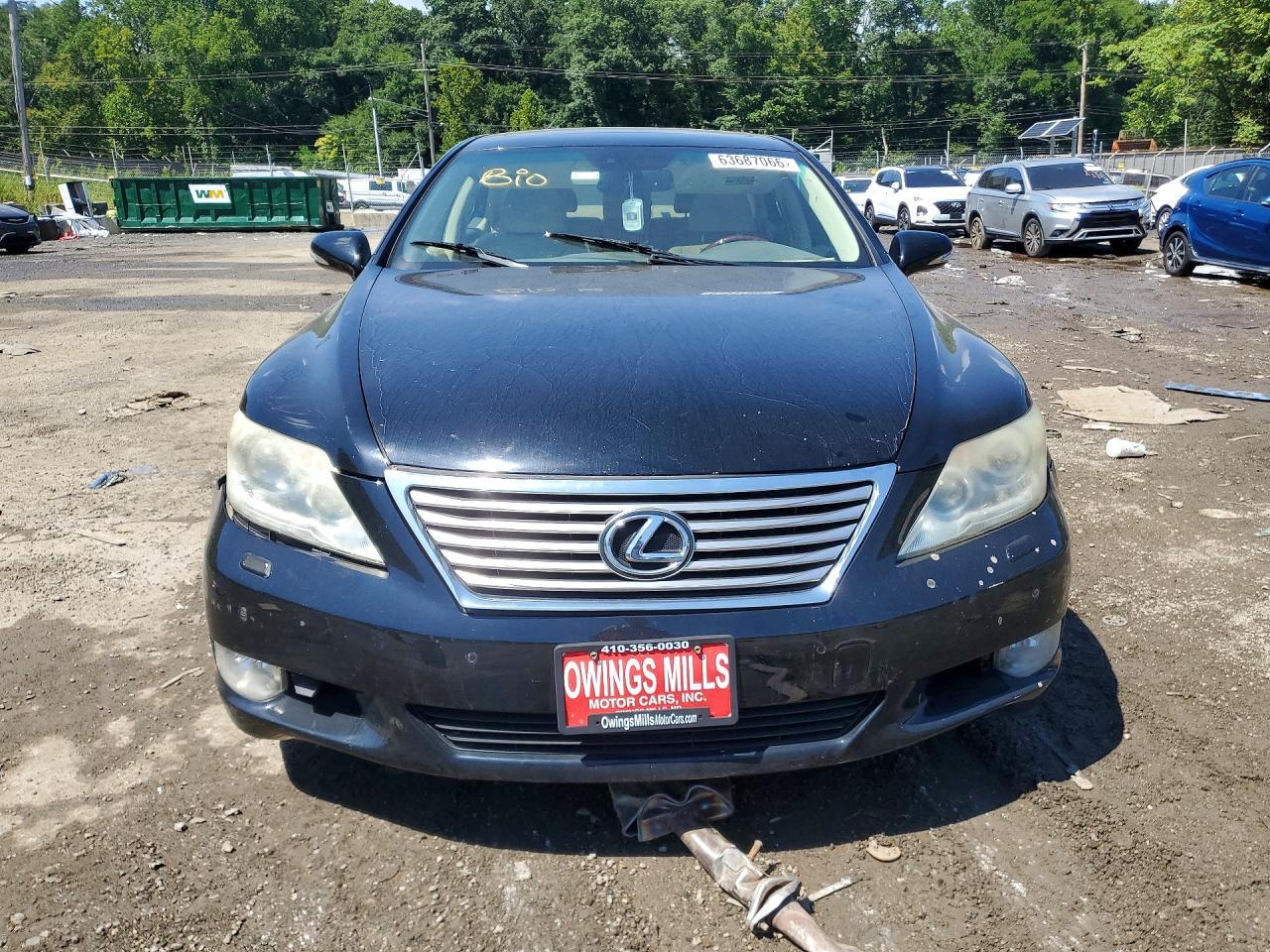 2011 Lexus Ls 460 Black vin: JTHCL5EF7B5010950