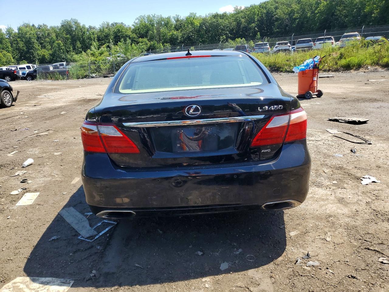 2011 Lexus Ls 460 Black vin: JTHCL5EF7B5010950