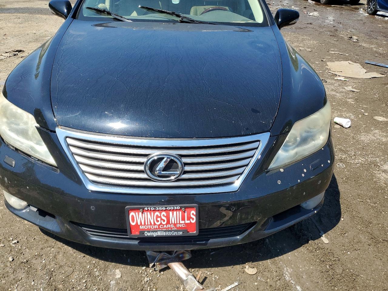 2011 Lexus Ls 460 Black vin: JTHCL5EF7B5010950