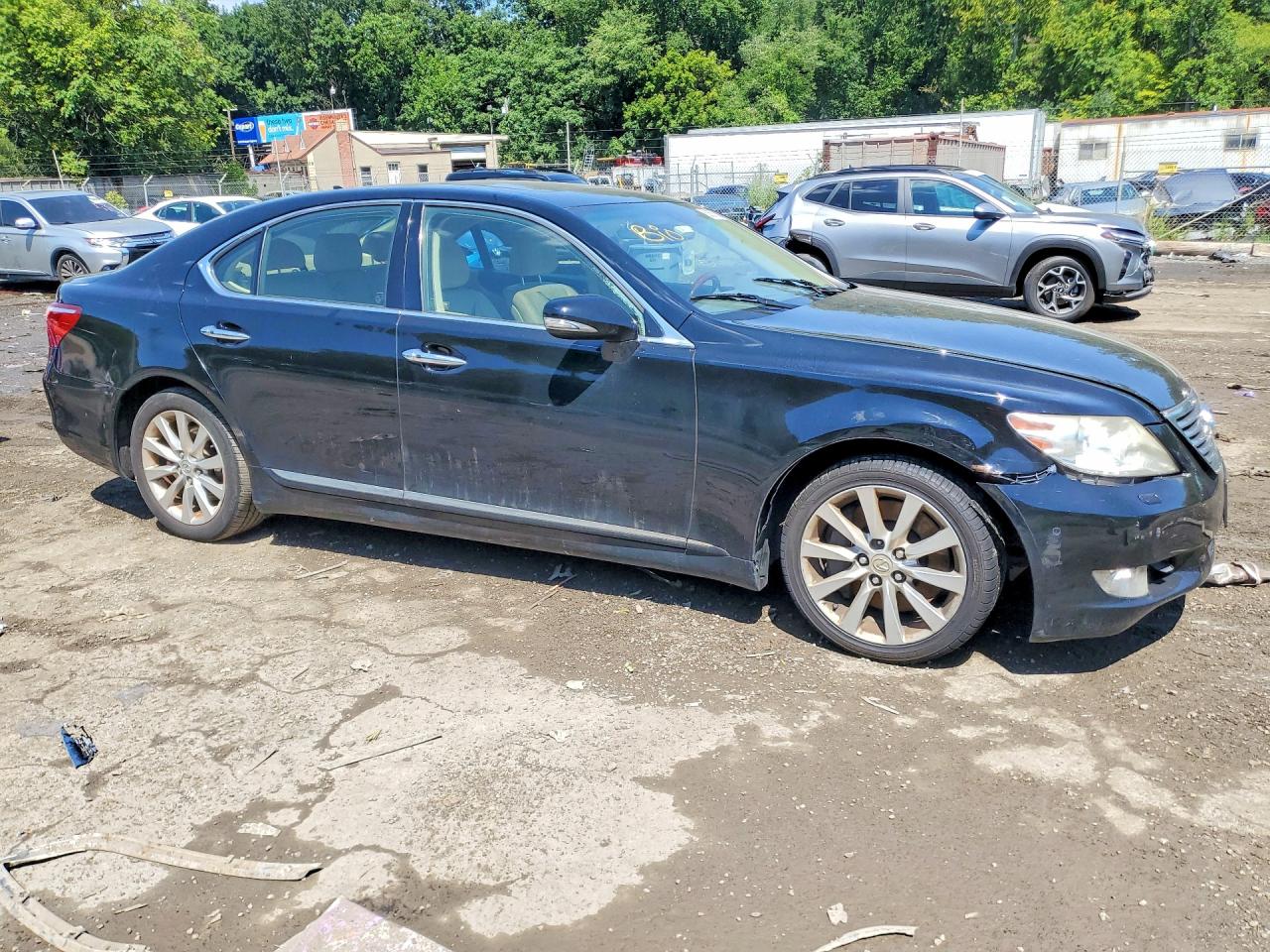 2011 Lexus Ls 460 Black vin: JTHCL5EF7B5010950