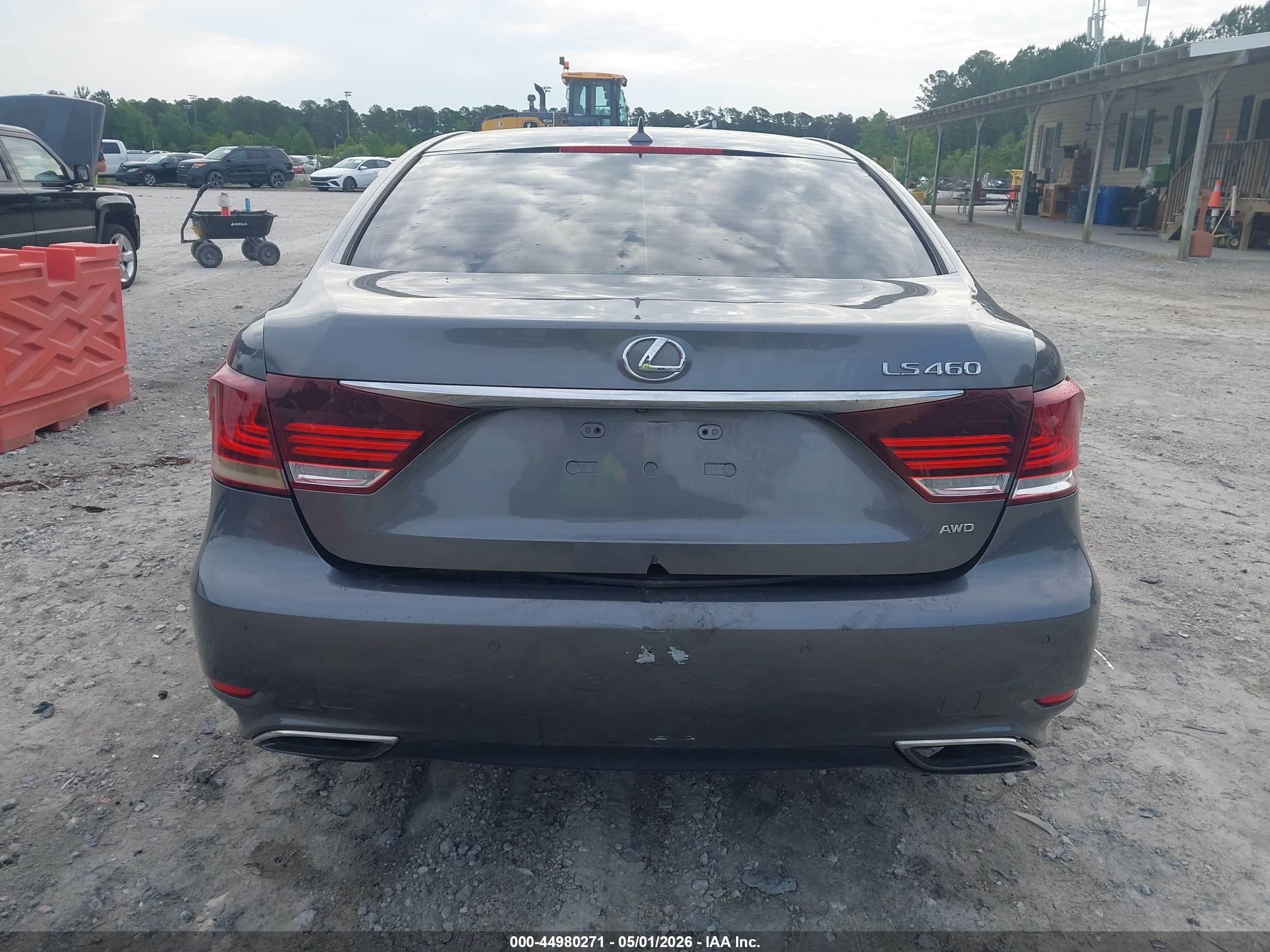 2013 Lexus Ls 460   Gray vin: JTHCL5EF7D5016170