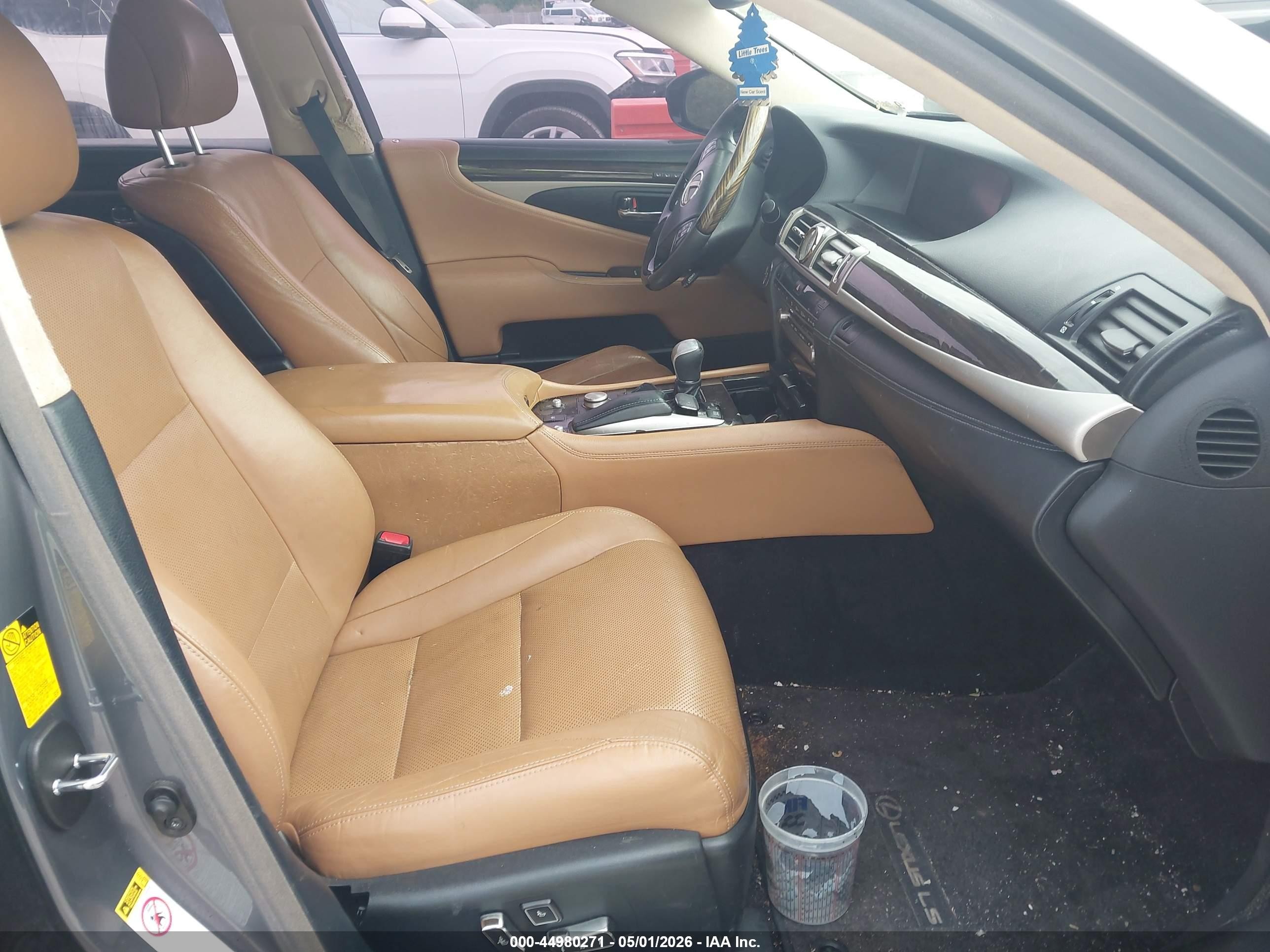 2013 Lexus Ls 460   Gray vin: JTHCL5EF7D5016170