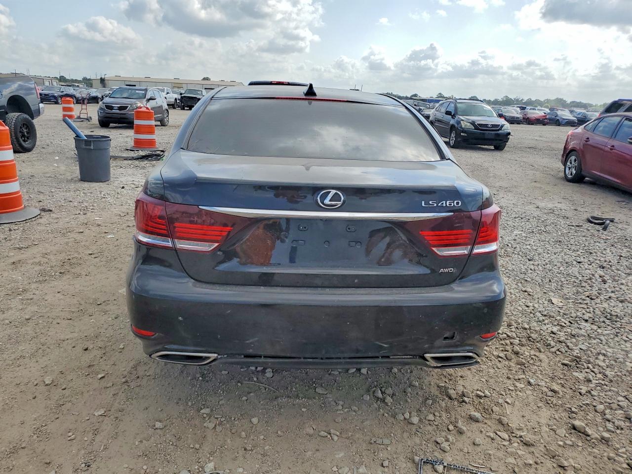 2013 Lexus Ls 460 Black vin: JTHCL5EF7D5016461
