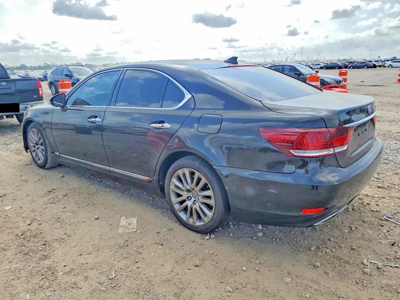 2013 Lexus Ls 460 Black vin: JTHCL5EF7D5016461