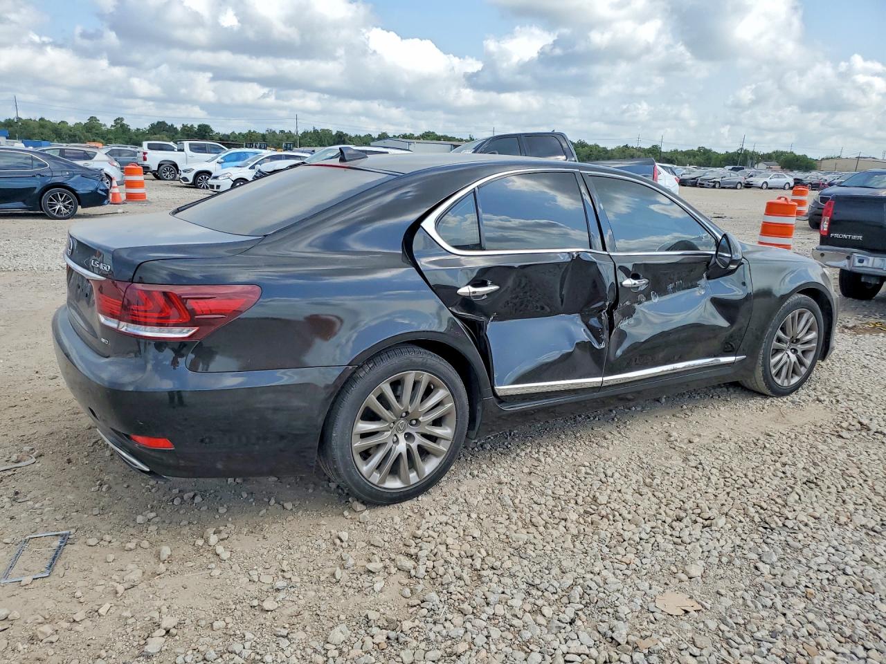 2013 Lexus Ls 460 Black vin: JTHCL5EF7D5016461