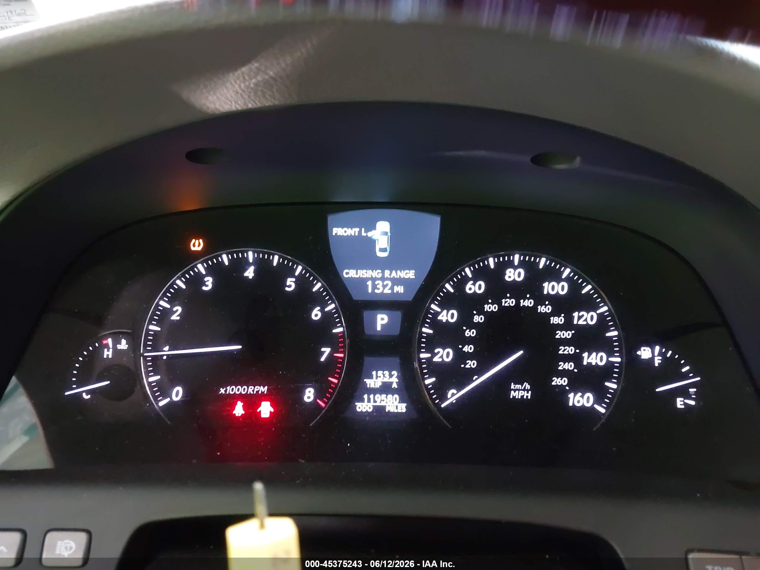 2010 Lexus Ls 460   Blue vin: JTHCL5EF8A5007862