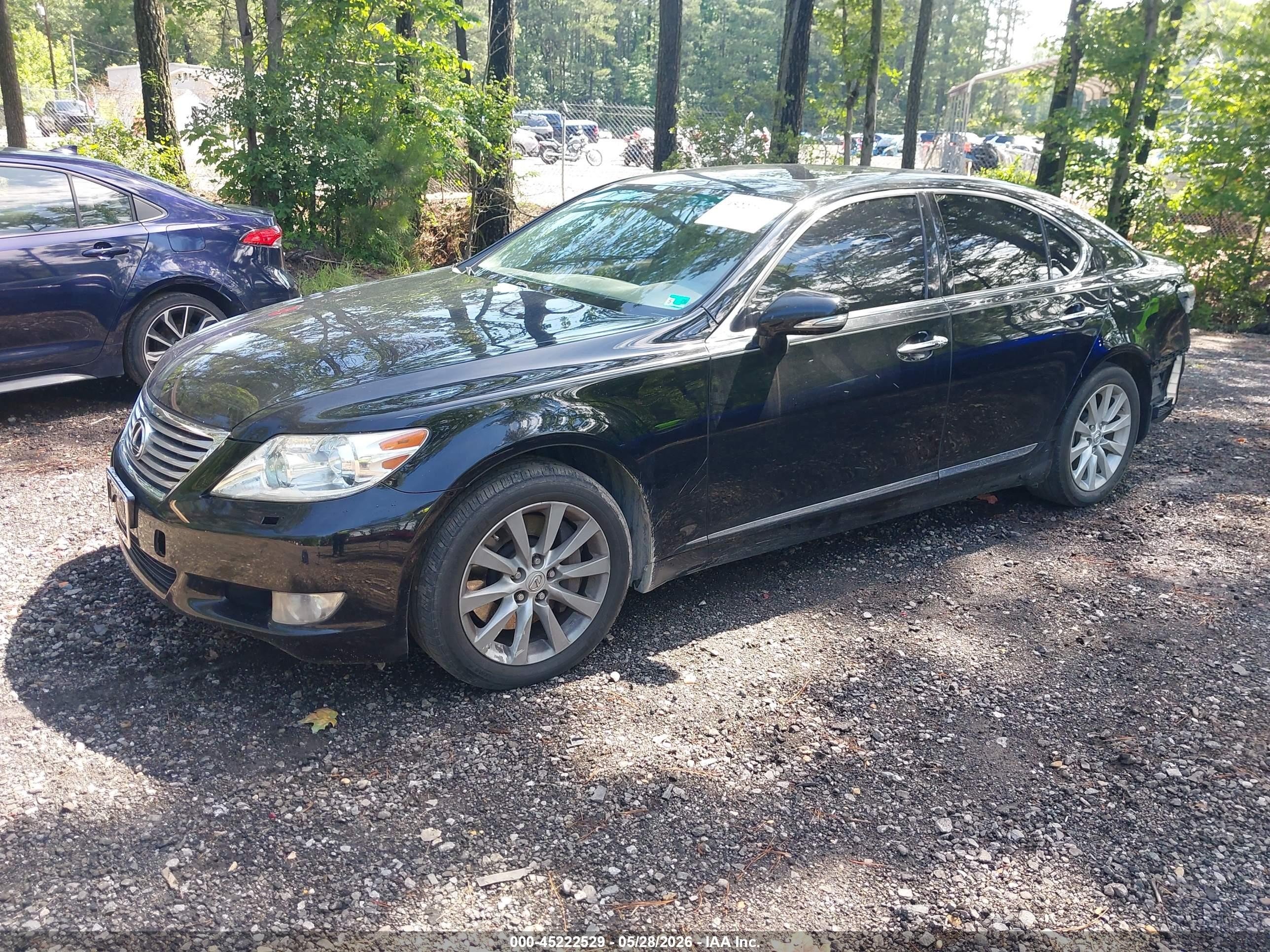2010 Lexus Ls 460   Black vin: JTHCL5EF8A5008400