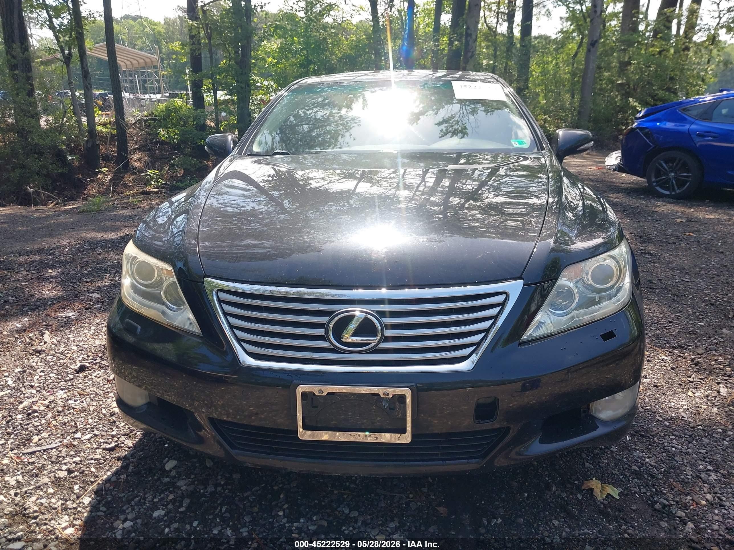 2010 Lexus Ls 460   Black vin: JTHCL5EF8A5008400