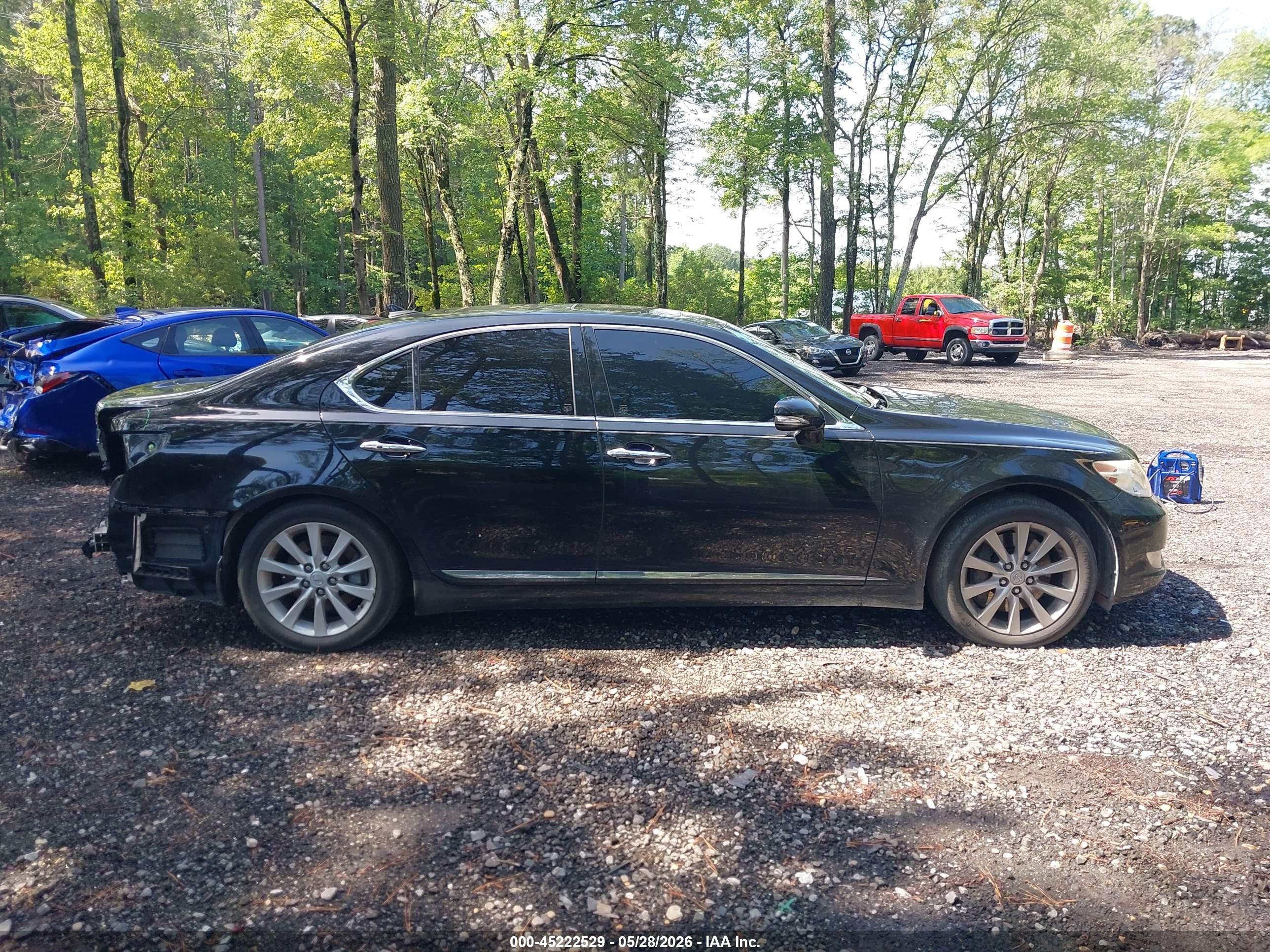 2010 Lexus Ls 460   Black vin: JTHCL5EF8A5008400