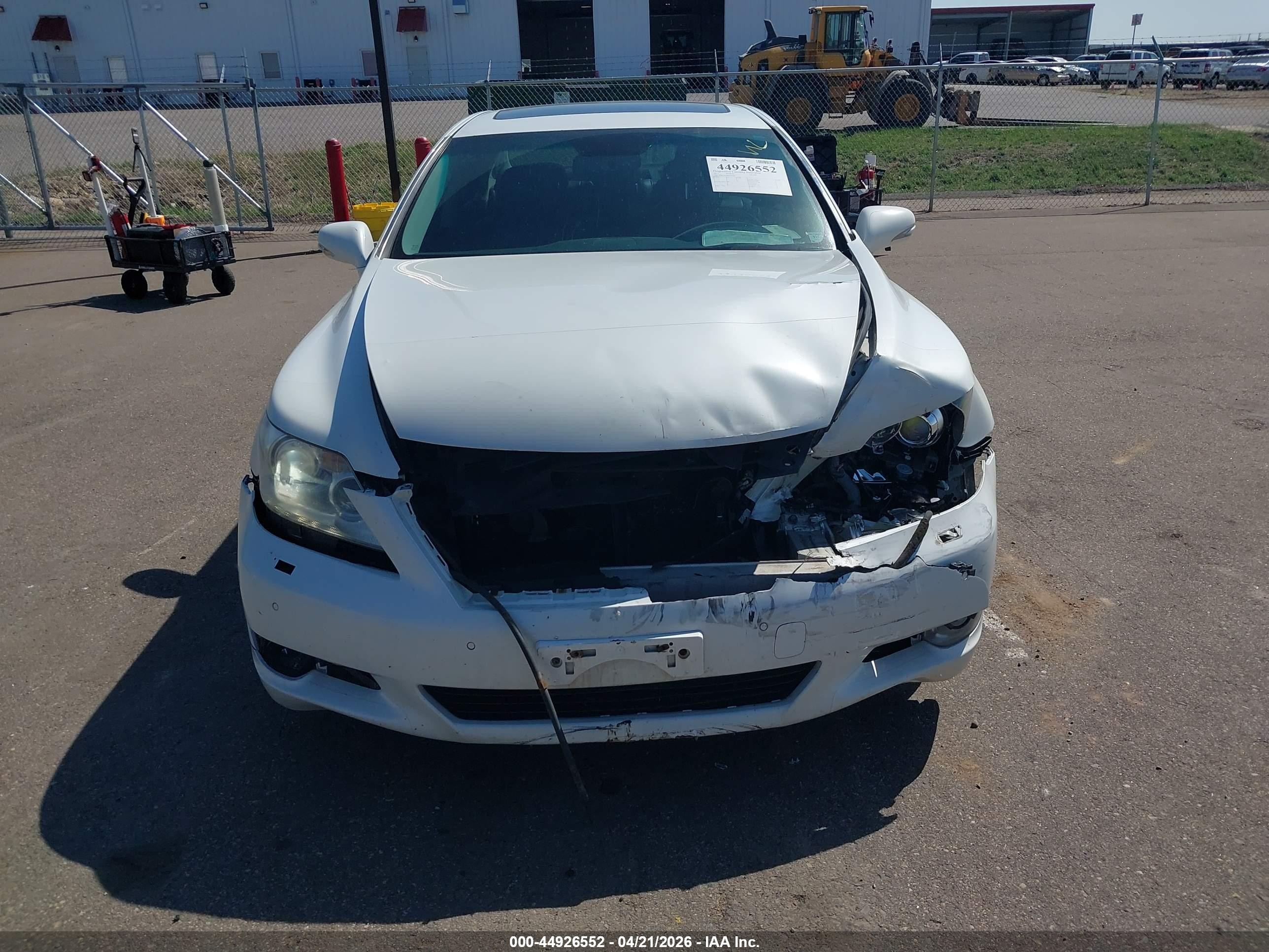 2011 Lexus Ls 460   White vin: JTHCL5EF8B5009208
