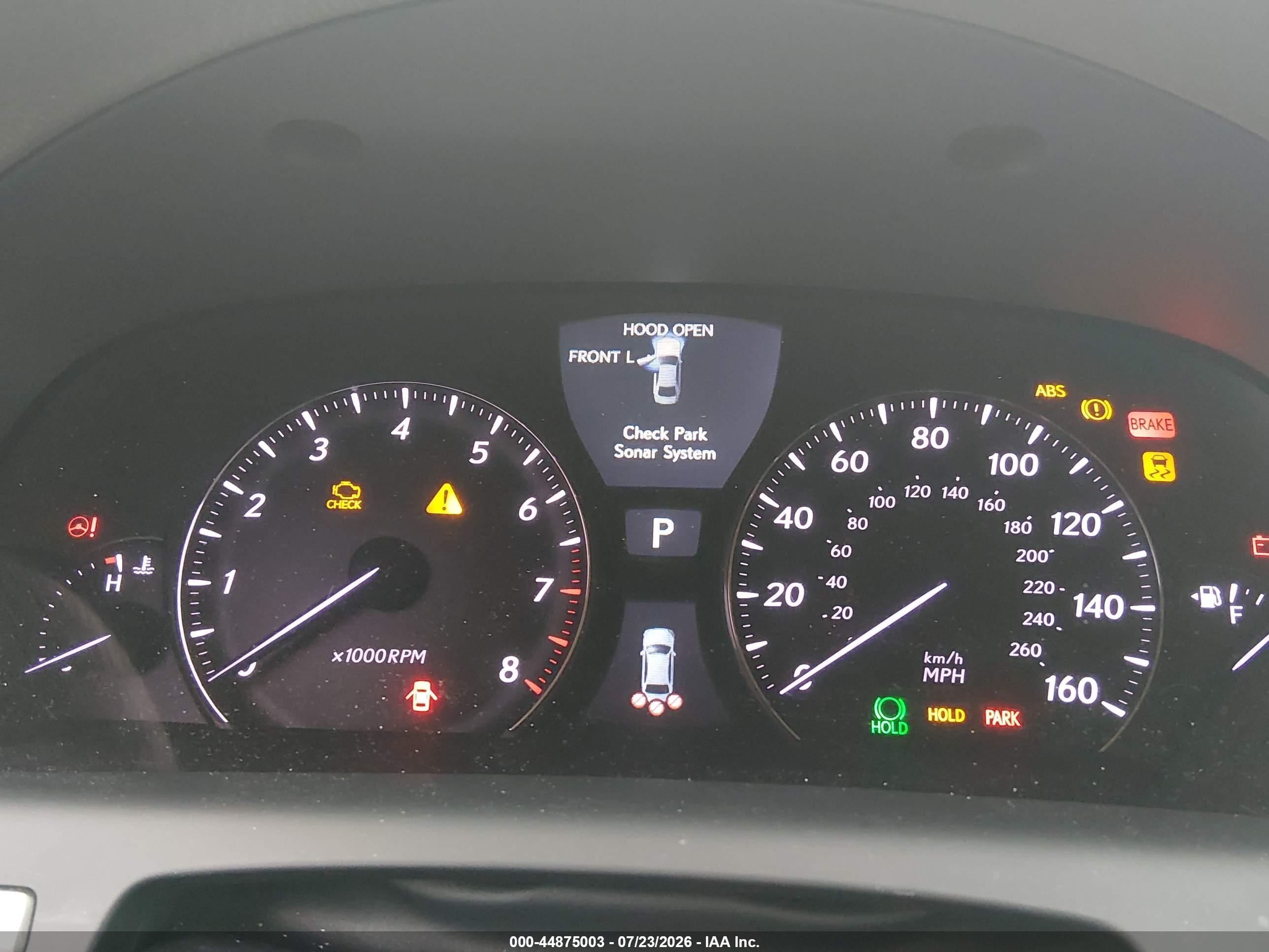 2011 Lexus Ls 460   Синий vin: JTHCL5EF8B5009595