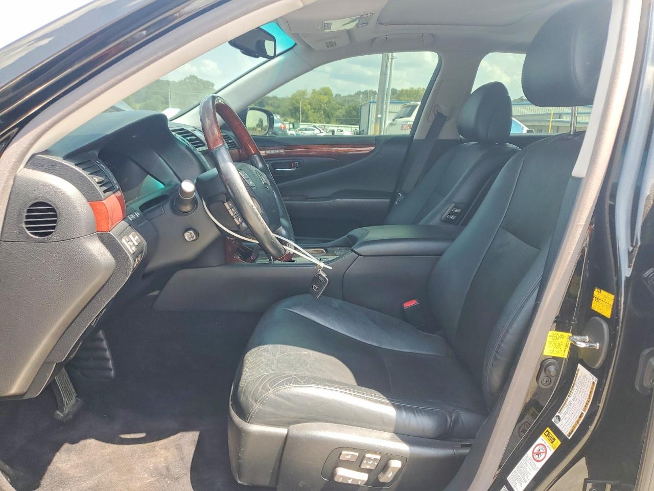 2011 Lexus Ls 460 Base Black vin: JTHCL5EF8B5010410